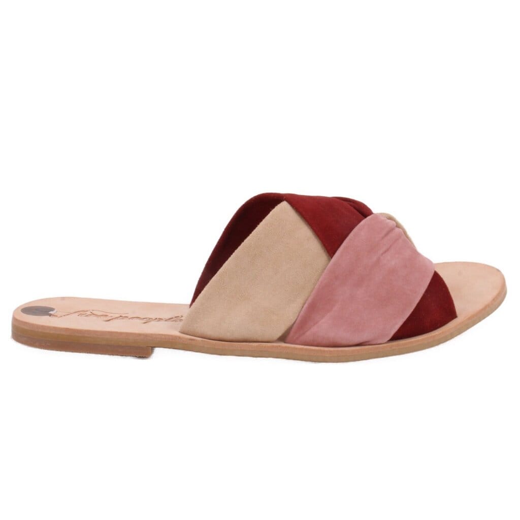 FREE People SUEDE SANDALS MAROON 40 EU | 10 US
