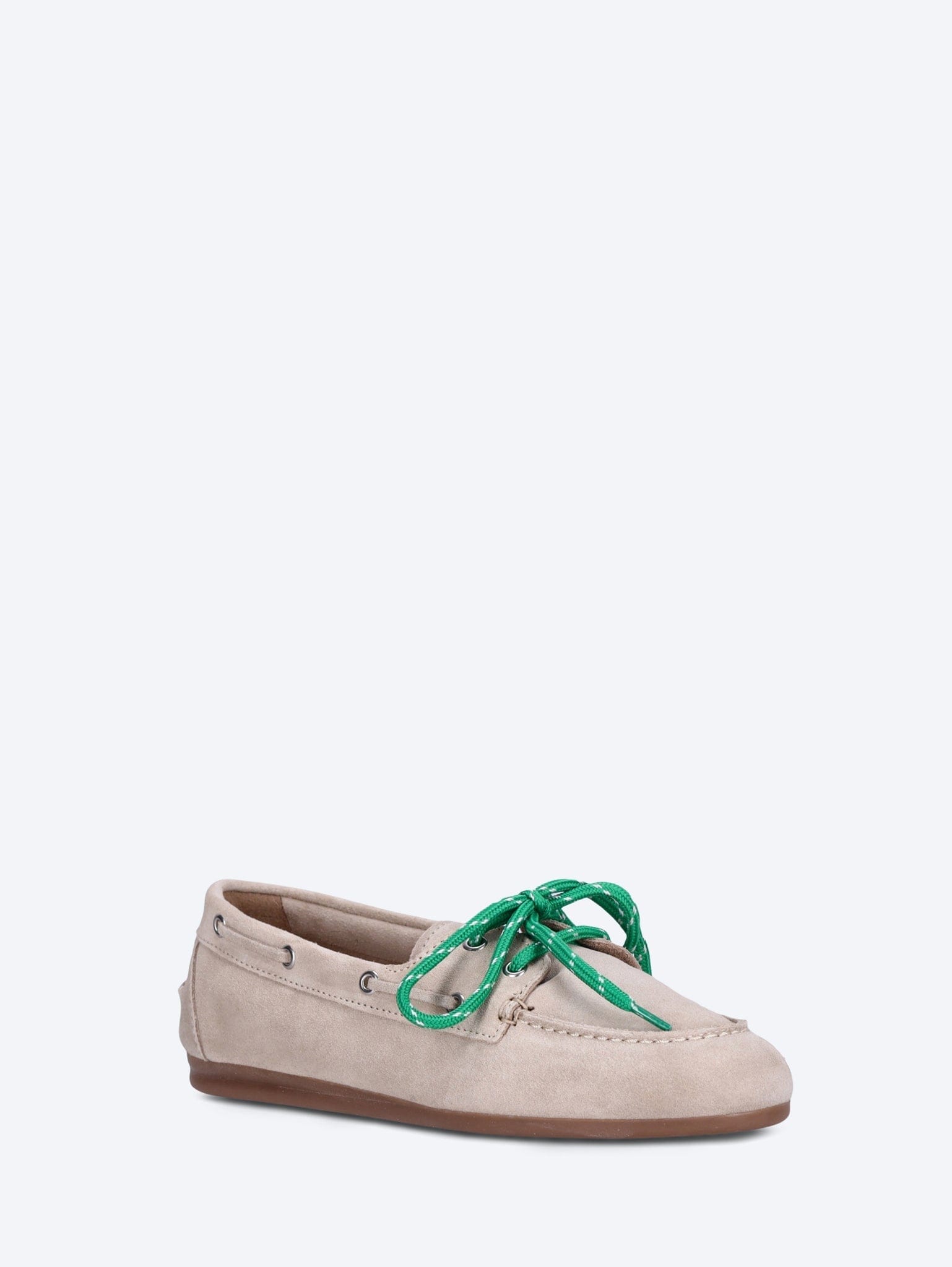 POSA Brushed suede boat loafers