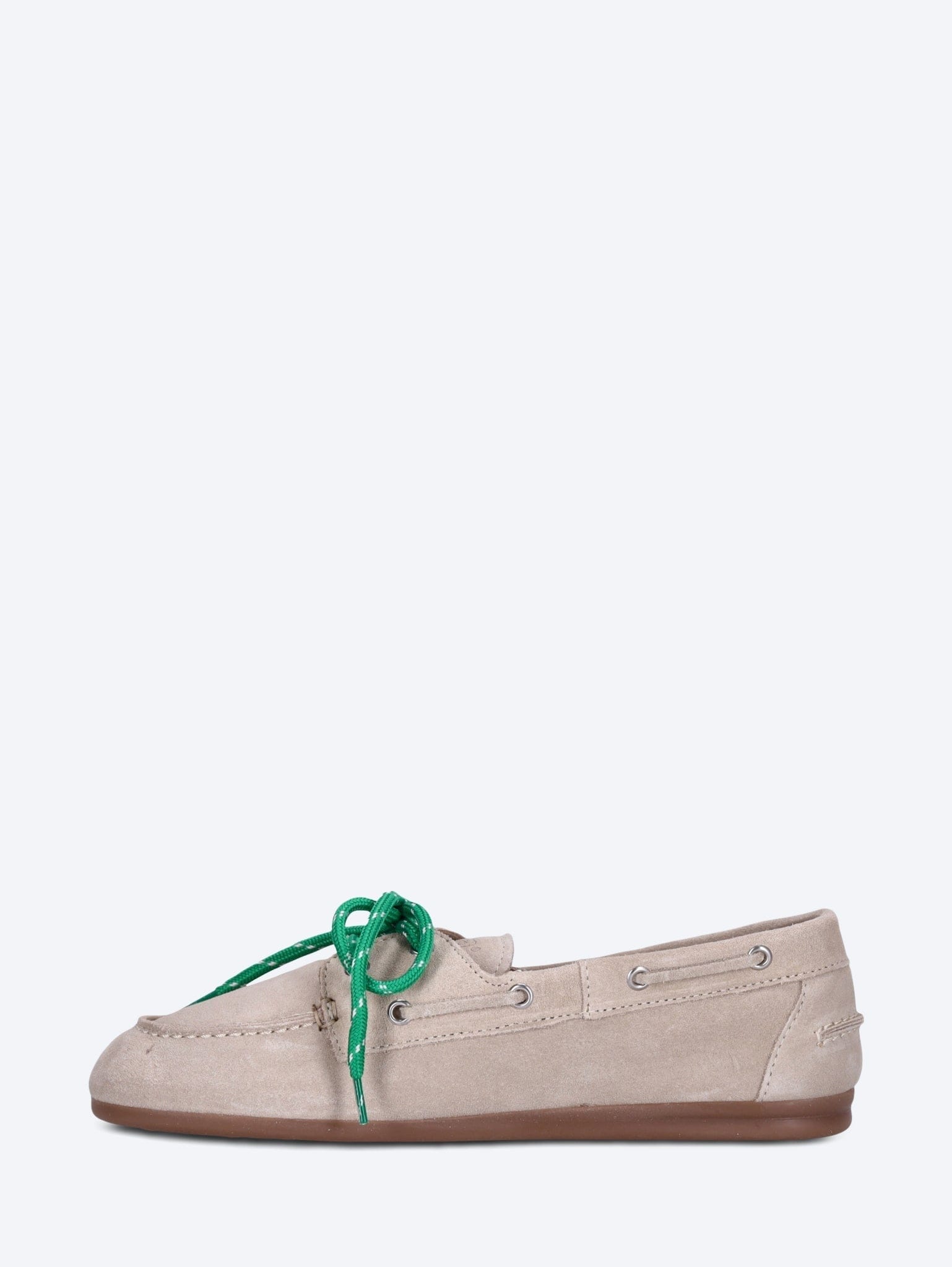 POSA Brushed suede boat loafers