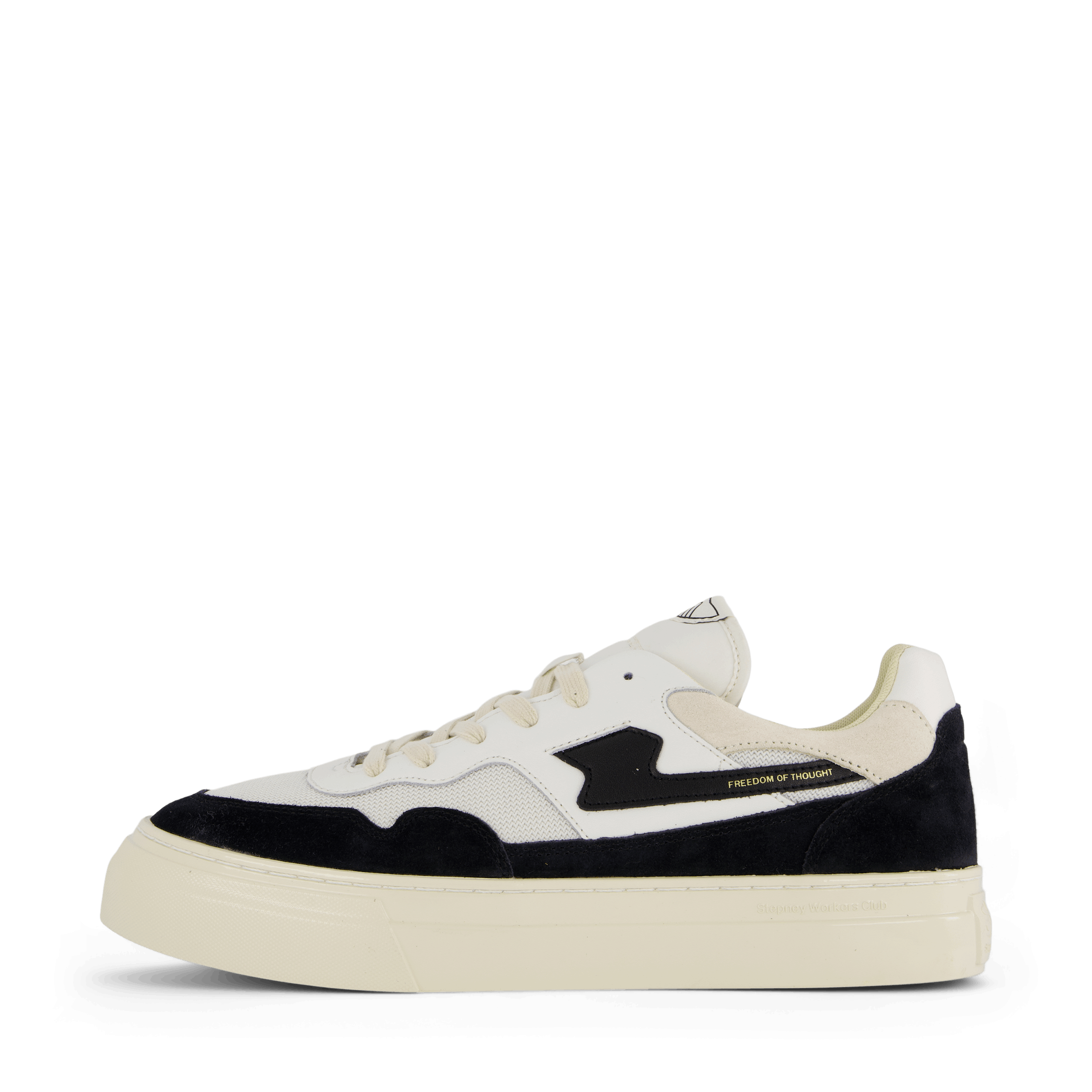 Stepney Workers Club Pearl S - strike Suede Mix Wht/blk