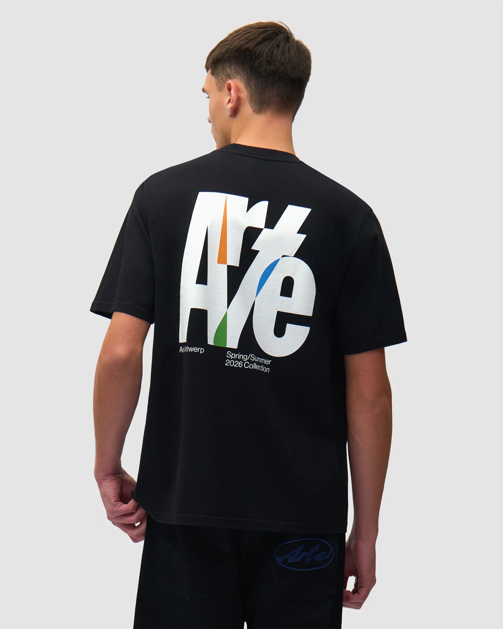 Arte Antwerp Camiseta con gráfico Relaxed Arte Antwerp Big Logo para hombre