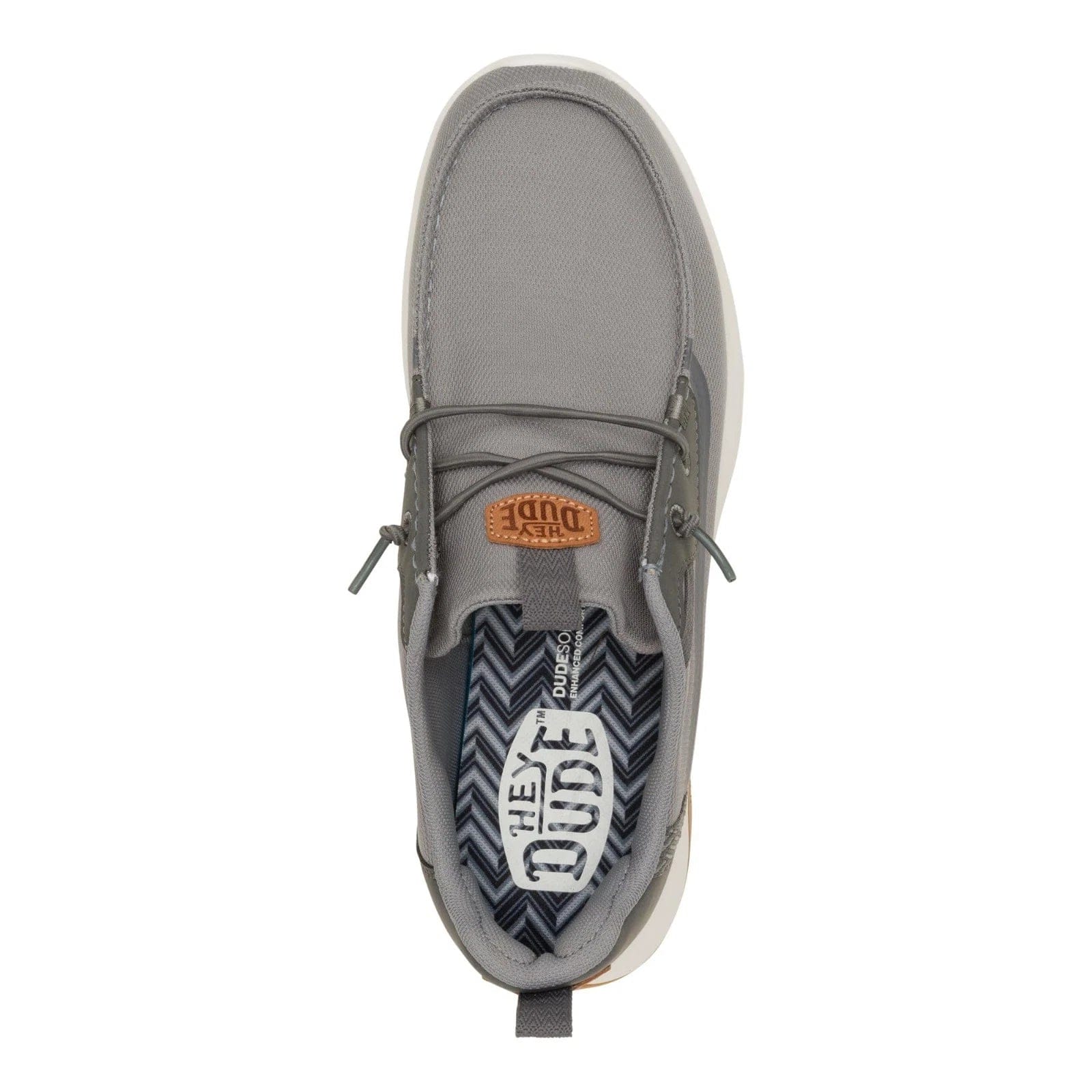 Hey Dude Wally Drift Mesh 43165 - 1UM Men'sGray Slip - On Casual Shoes LIQ979