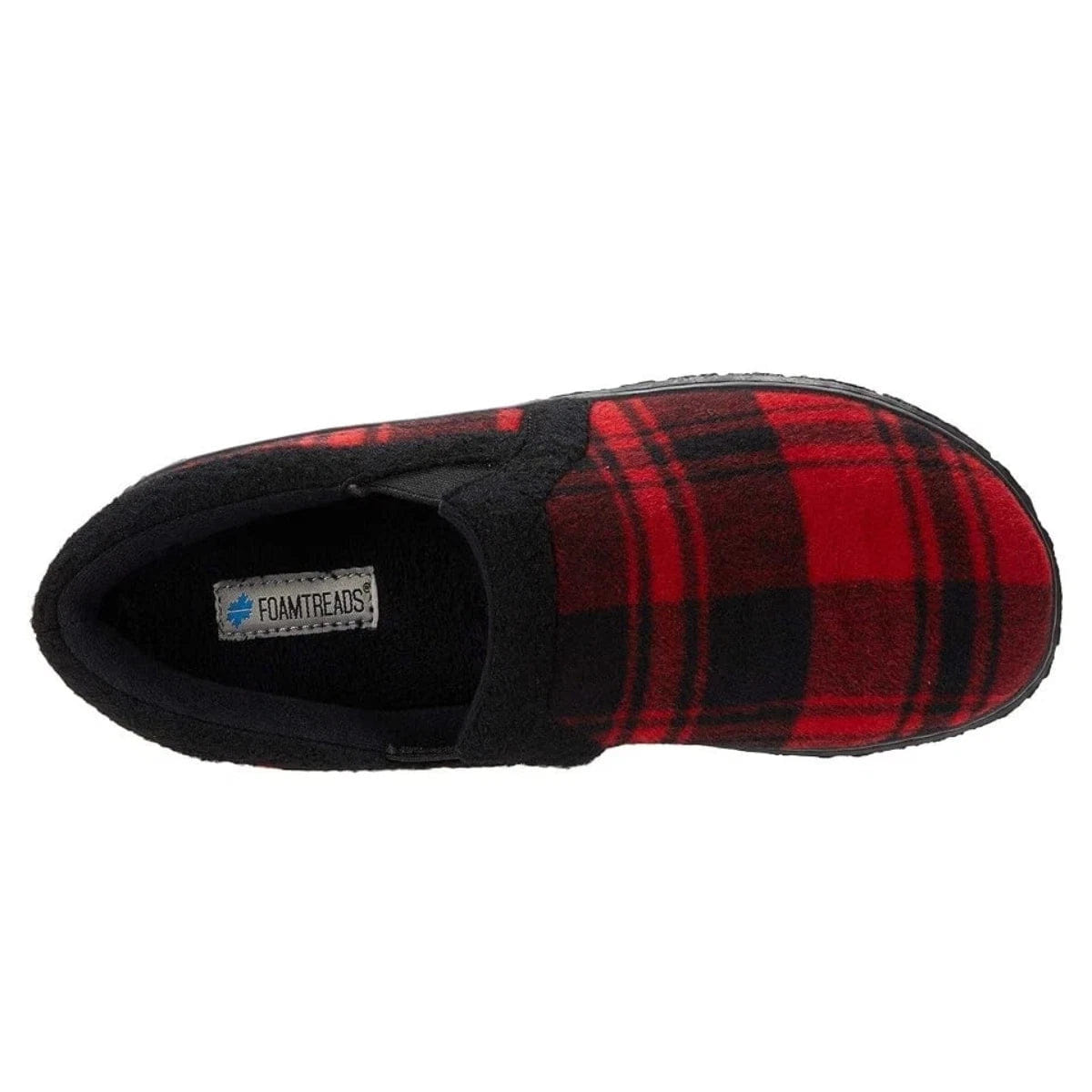 SLIP Foamtreads Jackie Slipper Women'sM Red Plaid Comfort Slip On Shoes JOBB2268