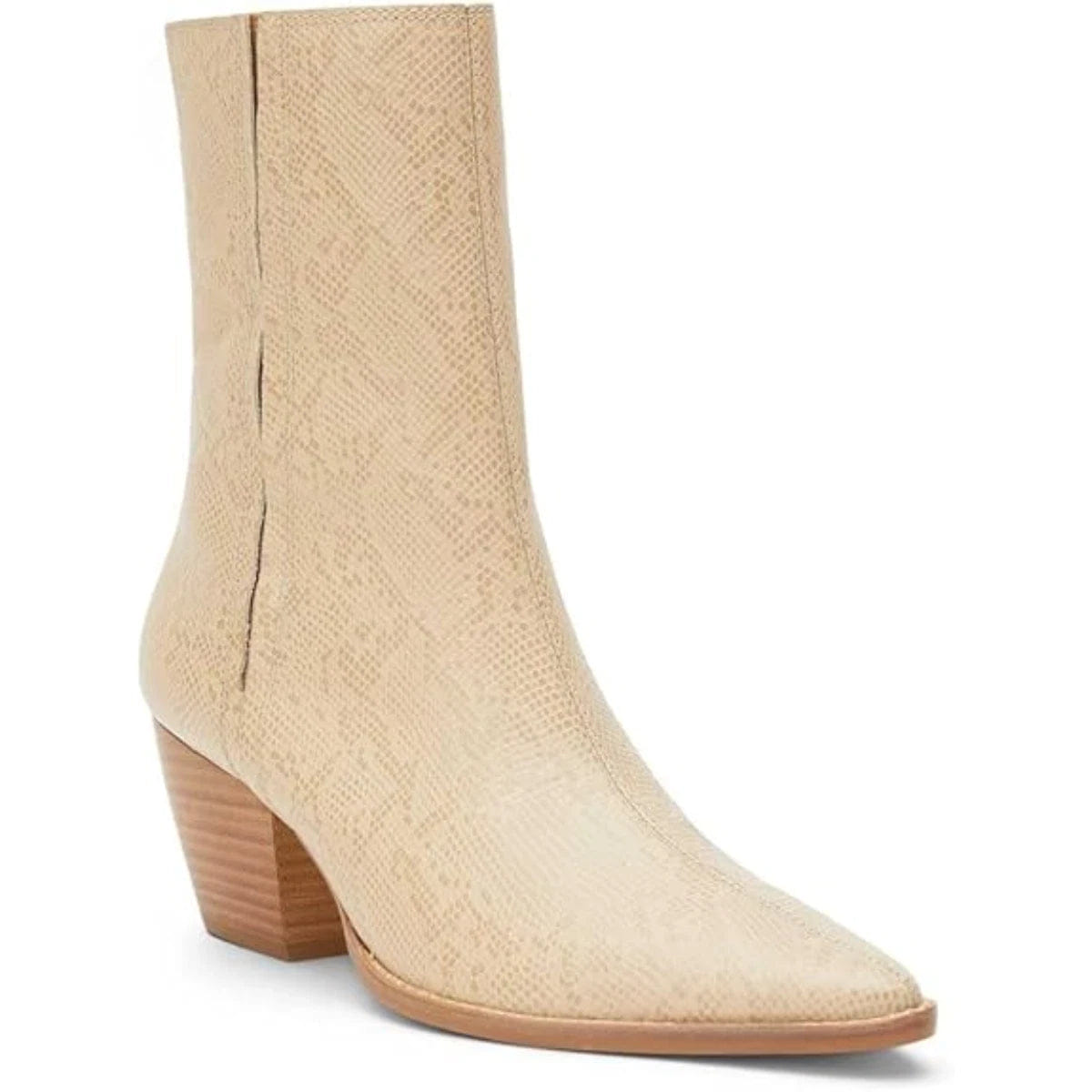 Matisse Annabelle WomensNatural Snake Leather Mid - Calf Western Boot ZOGG2782