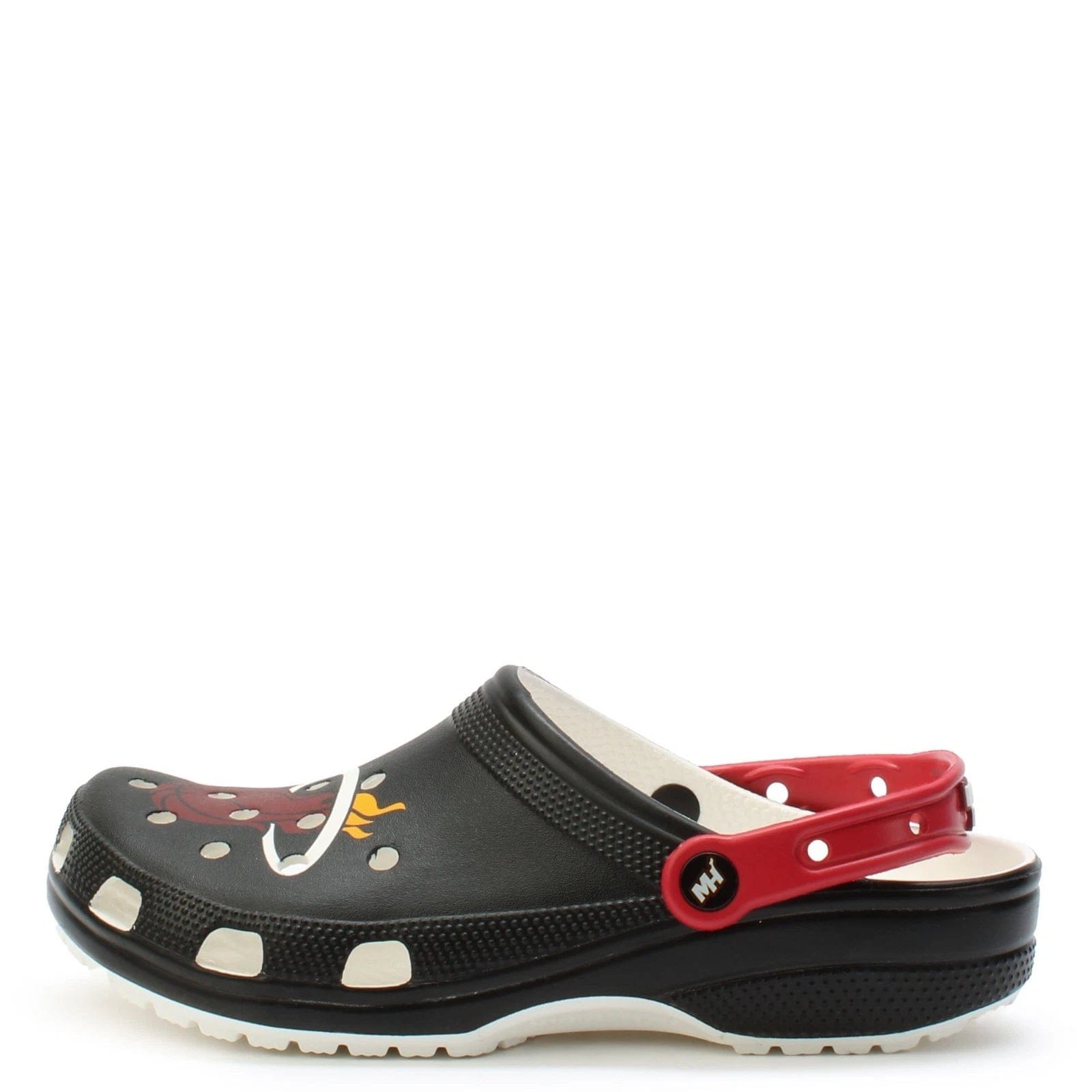 Classic Crocs NBA Miami Heat Classic 208861 - 001 Clogs Unisex Black Shoes GBO2731