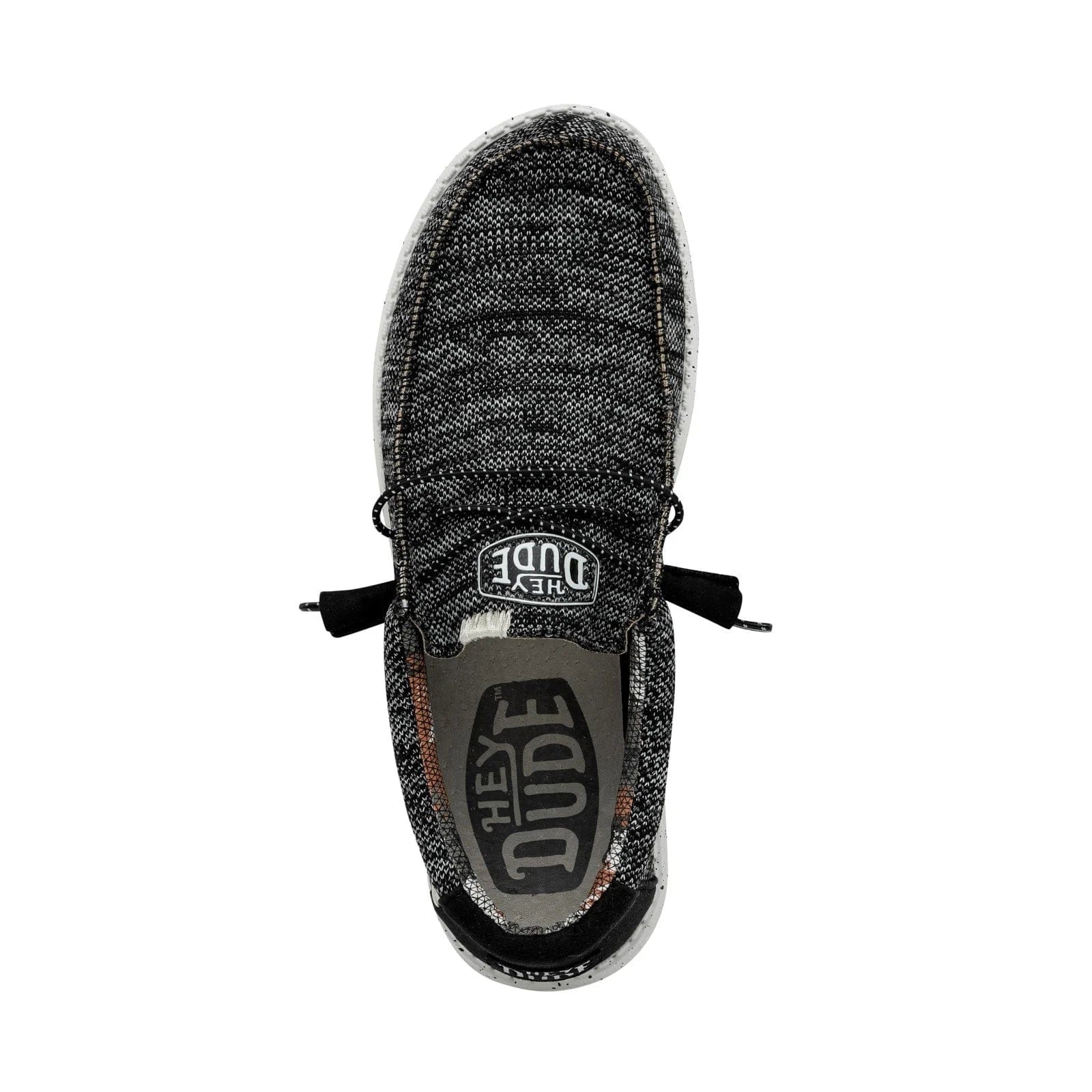 Hey Dude Wally Sox 40161 - 0YH Men's Black Slip - On Casual Shoes LIQ994