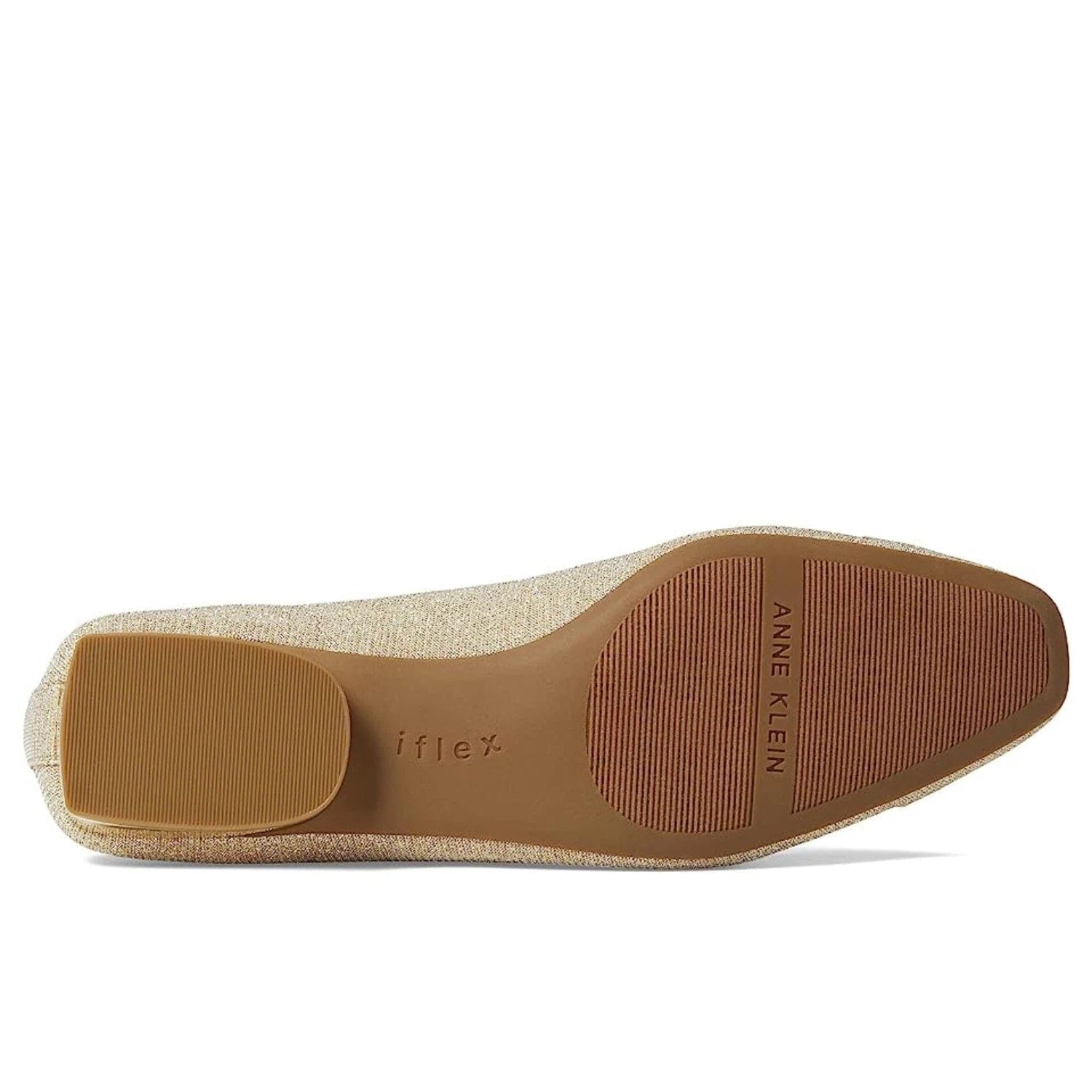 Anne Klein Carlie Flat Women's Light Beige Square Toe Slip On HTAT1532