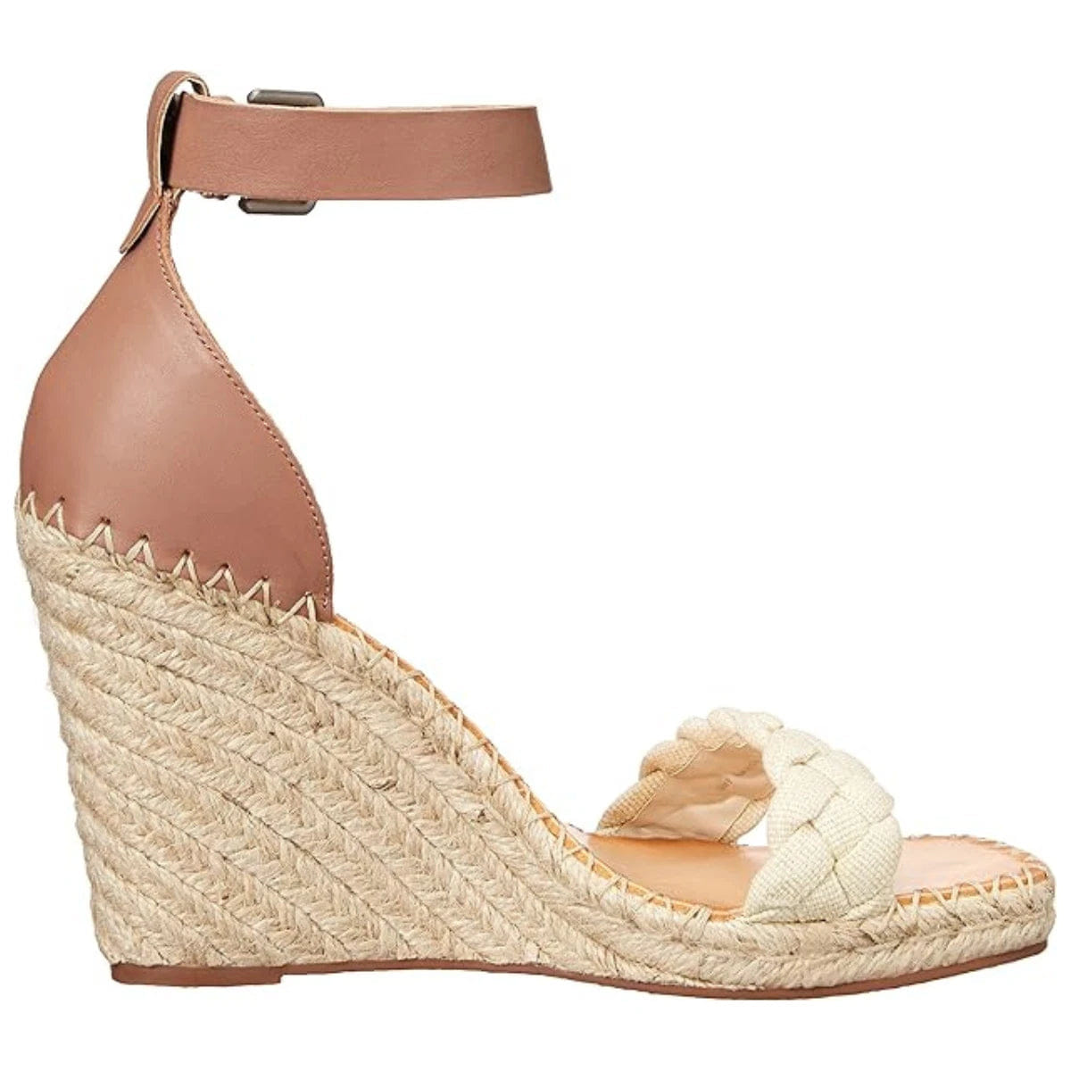 Dolce Vita Nilton Sandals Women Sandstone Braided Strap Espadrille RHS8460