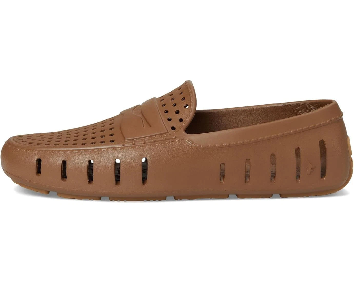Loafers Floafers Country Club Driver 2.0 Loafers Mens Brown Perforated Shoes KFC787