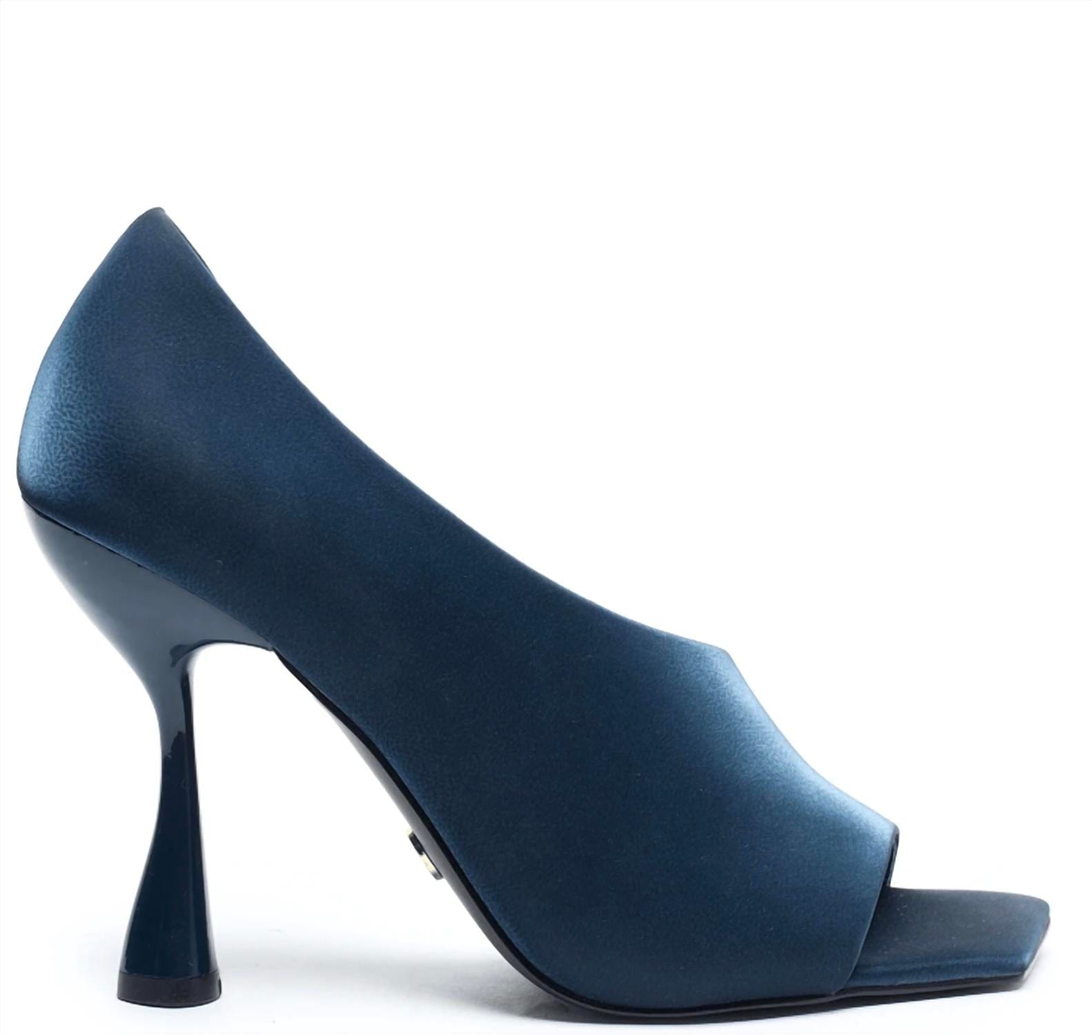 Blue Women's Carry Heels In Blue Satin