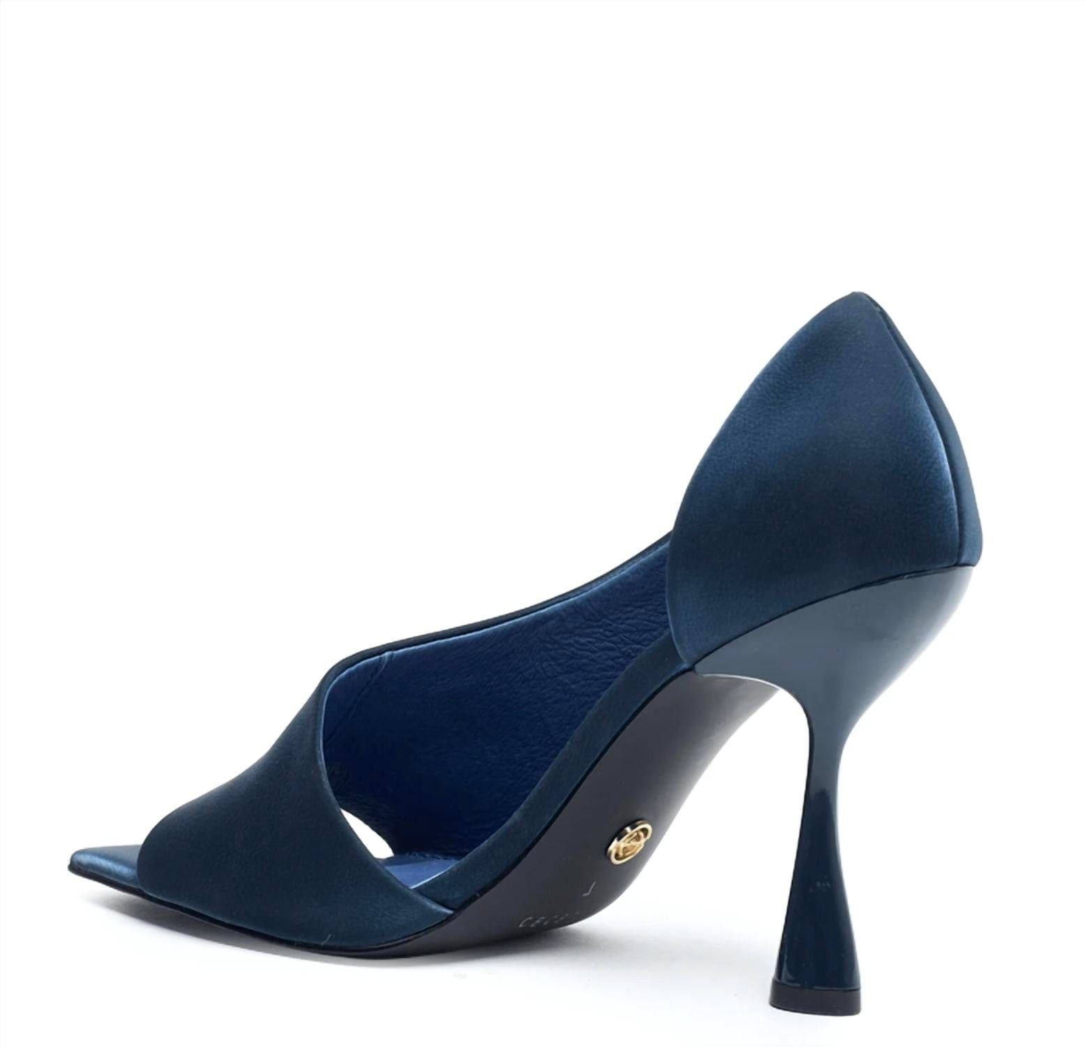 Blue Women's Carry Heels In Blue Satin