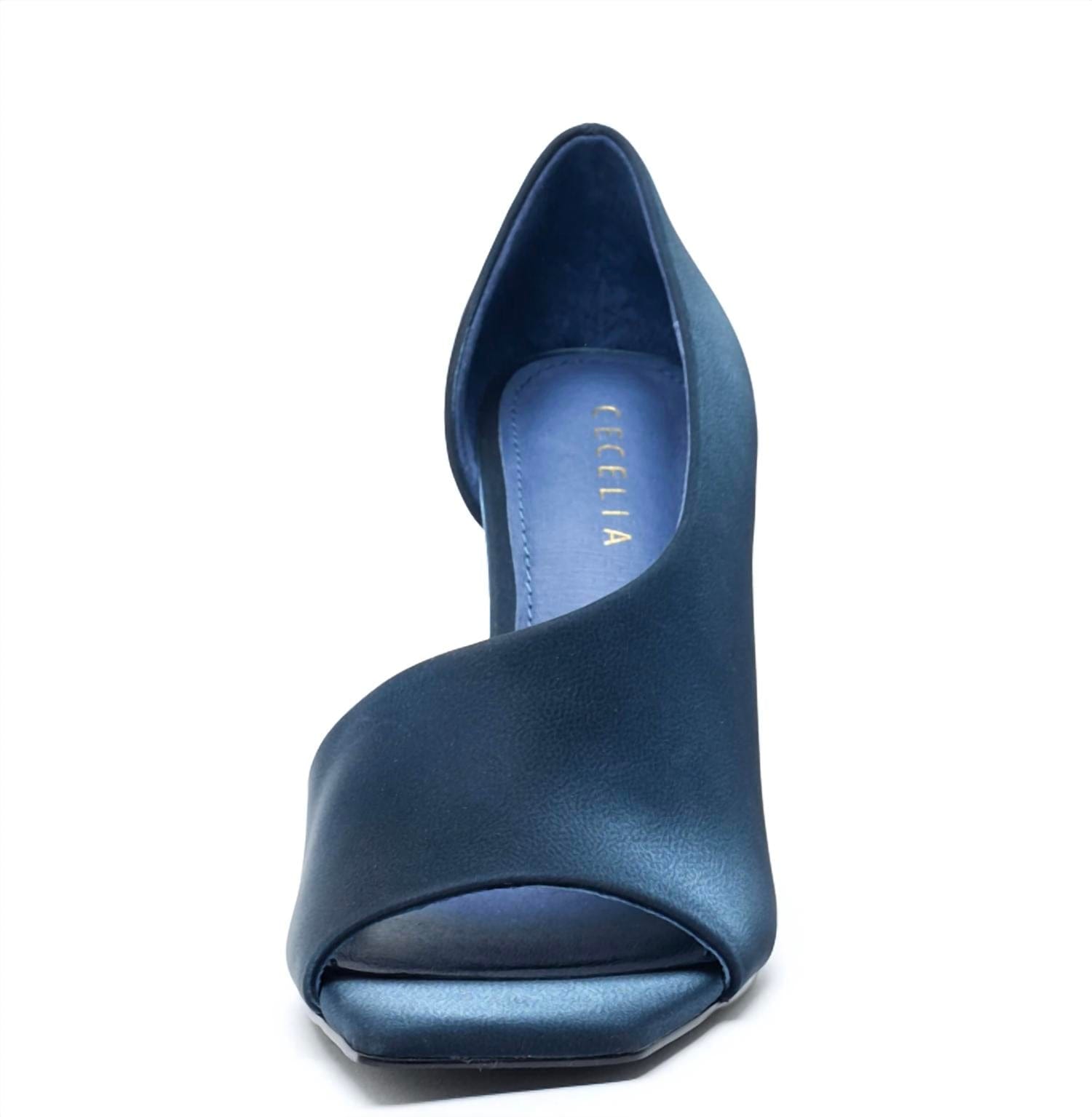 Blue Women's Carry Heels In Blue Satin