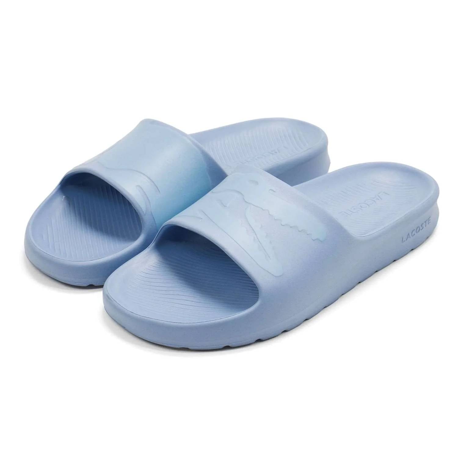 Blue Men's Croco 2.0 Slide Sandals In Light Blue