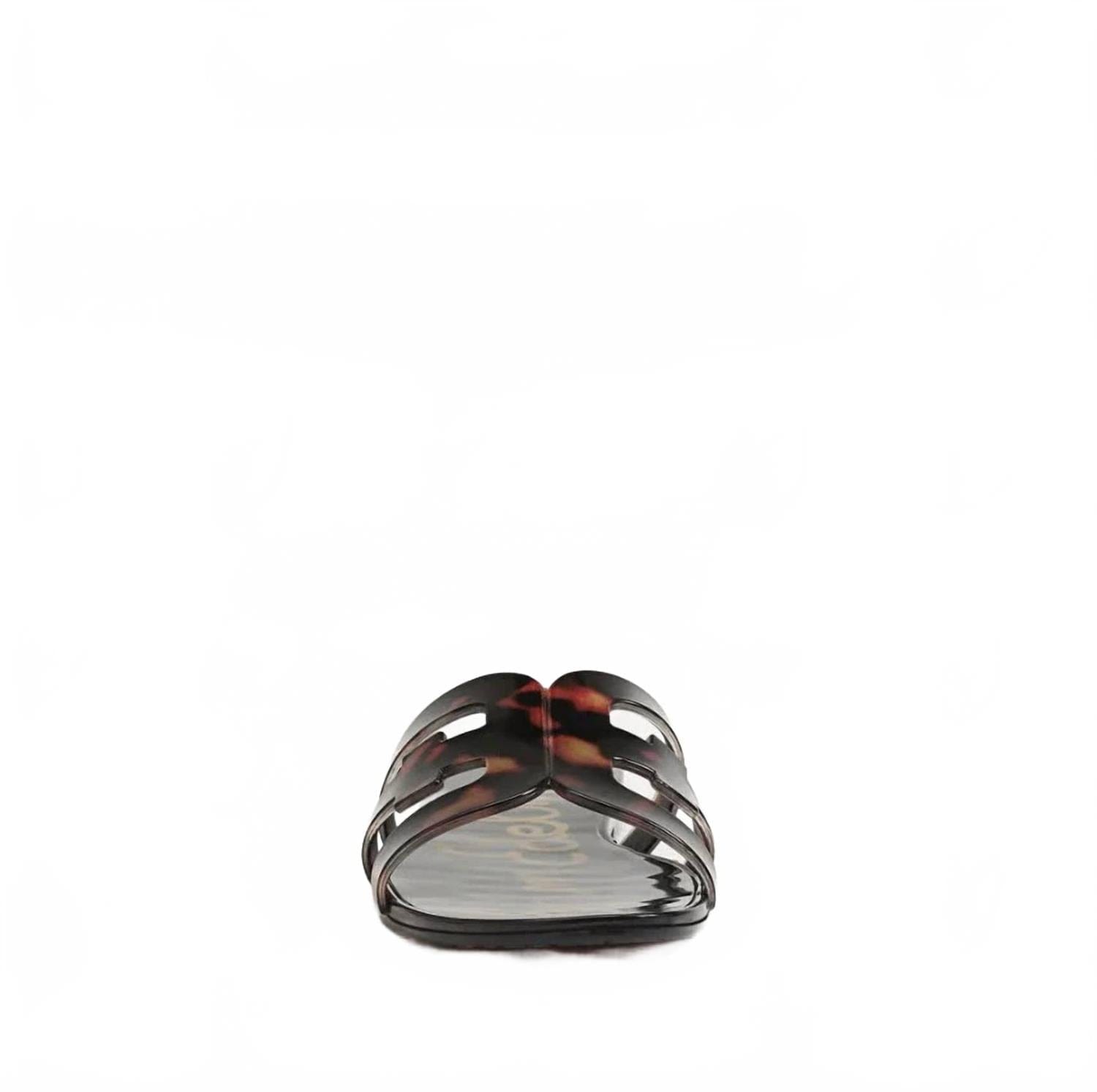 TORTOISE Women's Bay Jelly Slide Sandals In Tortoise