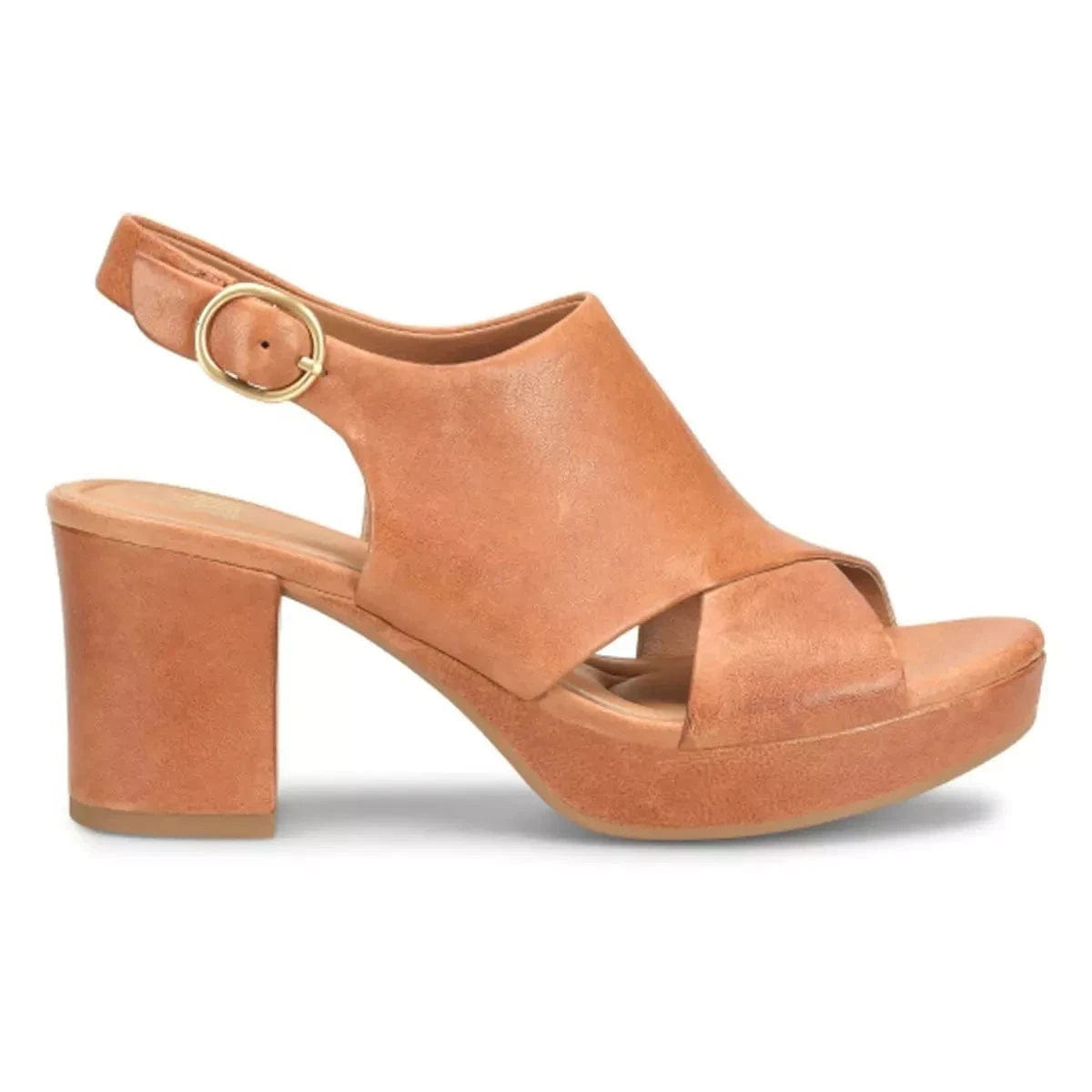Liv Sofft Liv SF0098700 Sandals Women's Luggage Slingback Block Heel HTAT1615