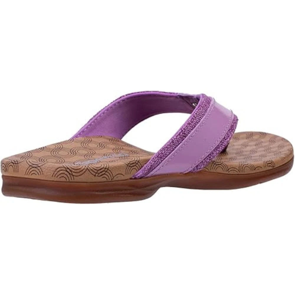 Purple Spenco Cabo Sandals Women's Wide Purple Slip On Toe Psot Flip Flop Hawk2965