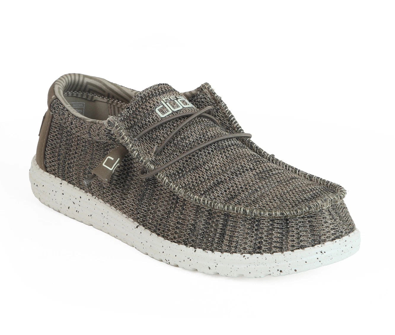 Hey Dude Wally Sox 40019 - 255 Men's Brown Slip - On Casual Shoes LIQ982