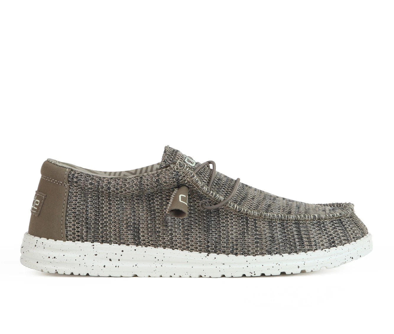 Hey Dude Wally Sox 40019 - 255 Men's Brown Slip - On Casual Shoes LIQ982
