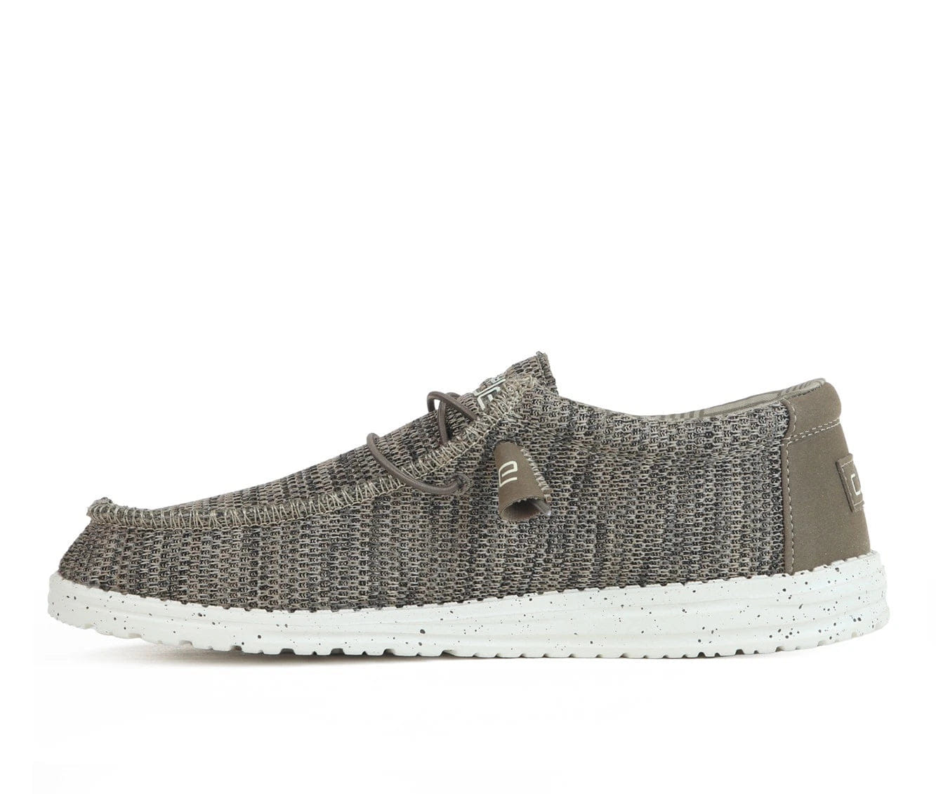 Hey Dude Wally Sox 40019 - 255 Men's Brown Slip - On Casual Shoes LIQ982
