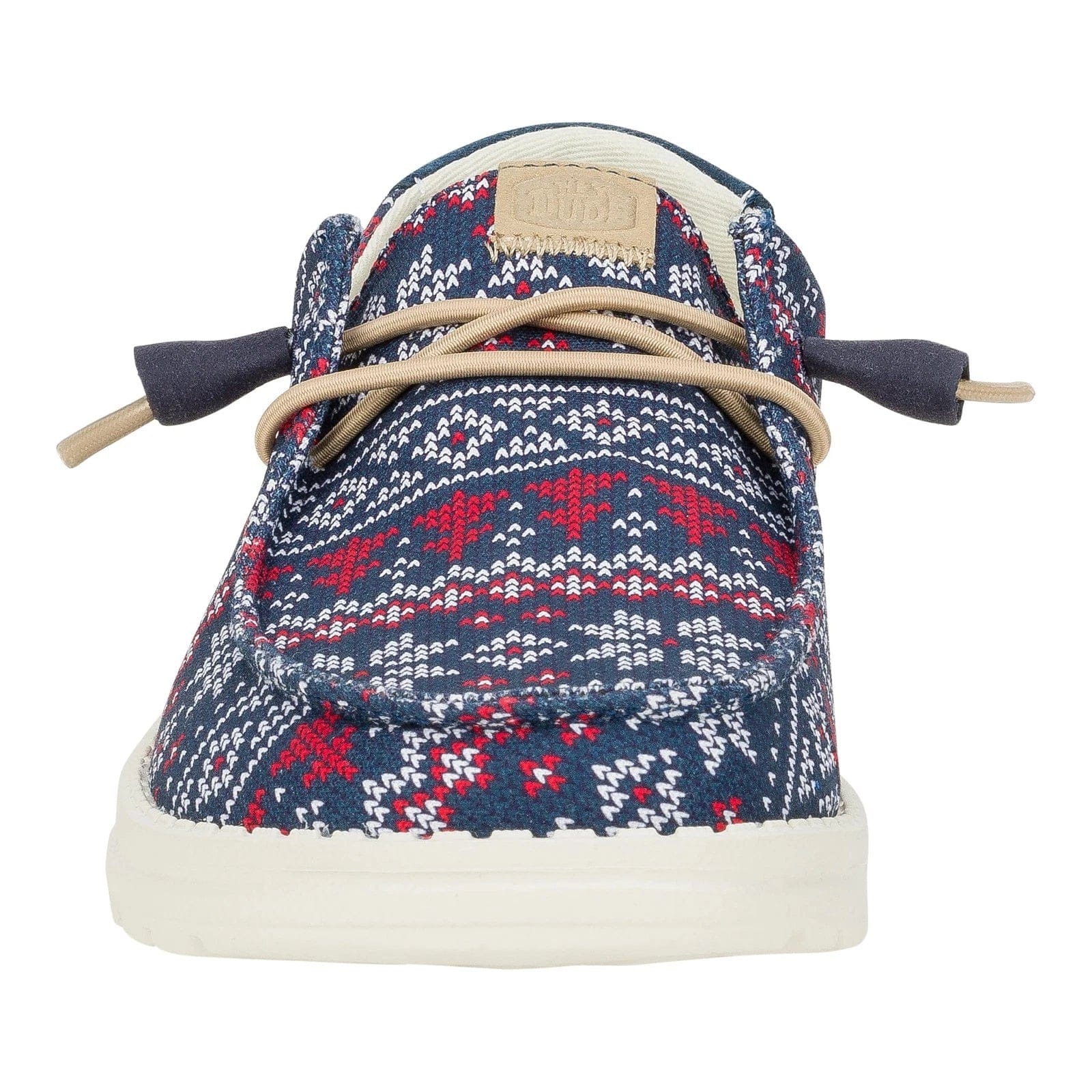 Hey Dude Wendy 43536 - 4HQ Women's Navy Winter Sweater Slip On Shoes NIN1403