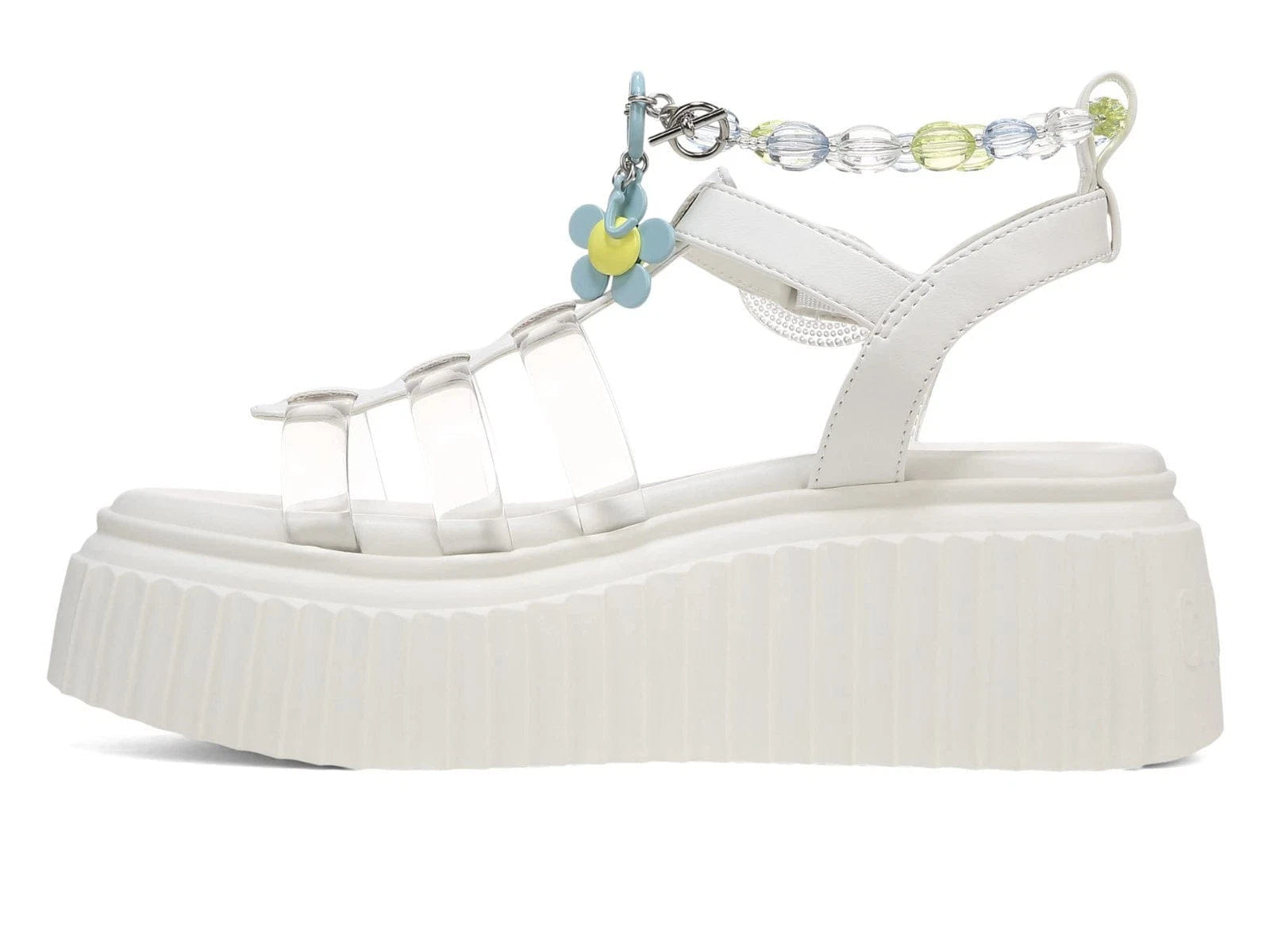 Sam Edelman Circus by Sam Edelman Ester Sandals Womens US Bright White Platform ZOGG2778