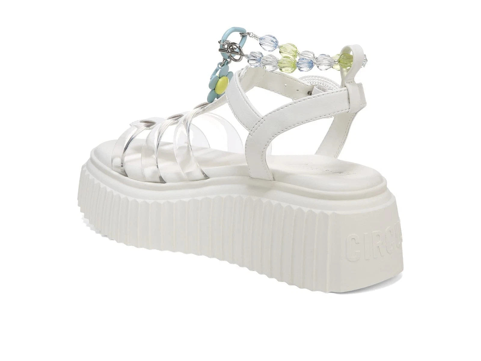 Sam Edelman Circus by Sam Edelman Ester Sandals Womens US Bright White Platform ZOGG2778