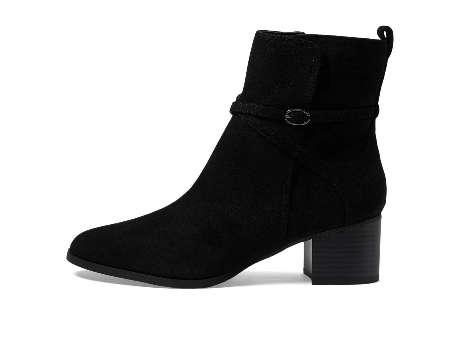 Anne Klein Maurice Boots Women's Black Block Heel Ankle Bootie RHS8546