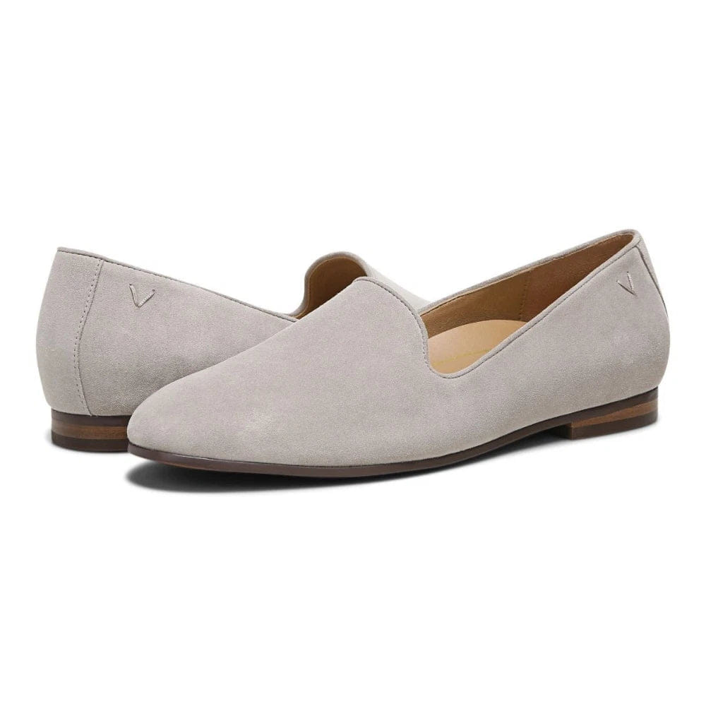 Loafers Vionic Willa II Flats Womens Dark Taupe Suede Slip On Loafers ZOGG2798