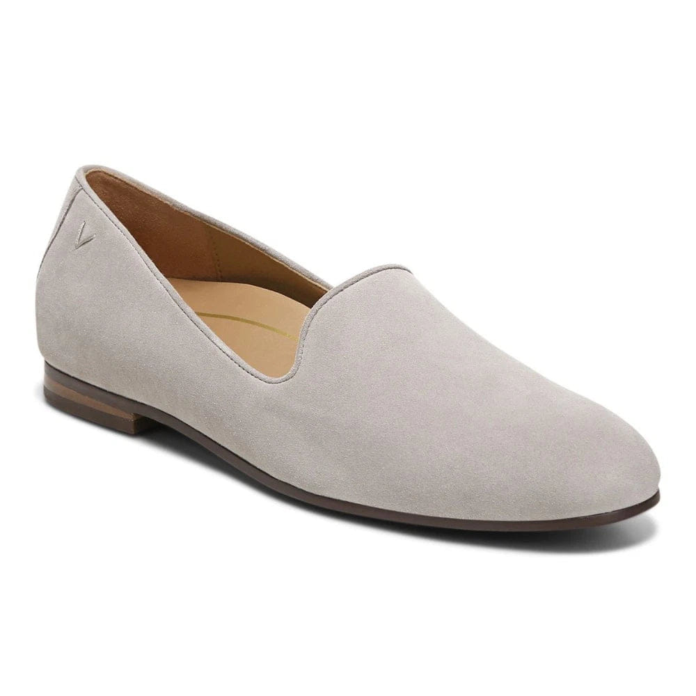 Loafers Vionic Willa II Flats Womens Dark Taupe Suede Slip On Loafers ZOGG2798