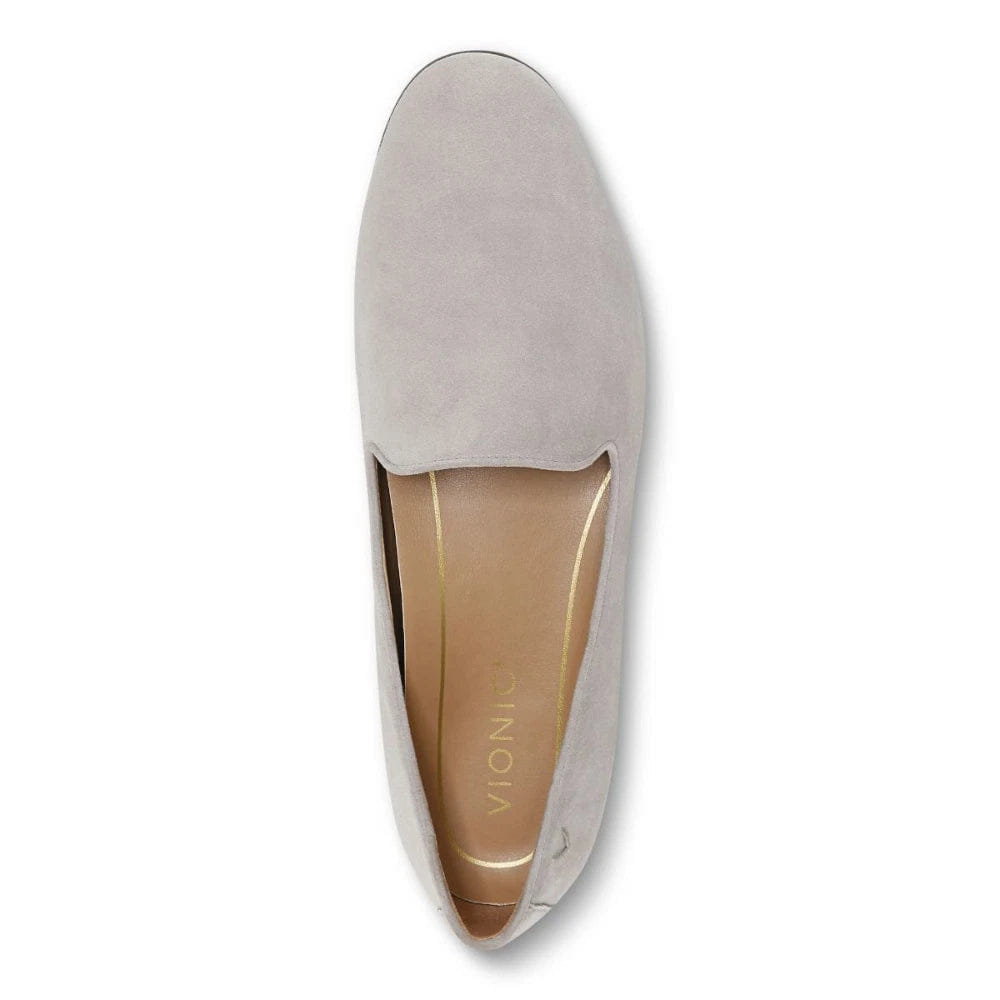 Loafers Vionic Willa II Flats Womens Dark Taupe Suede Slip On Loafers ZOGG2798