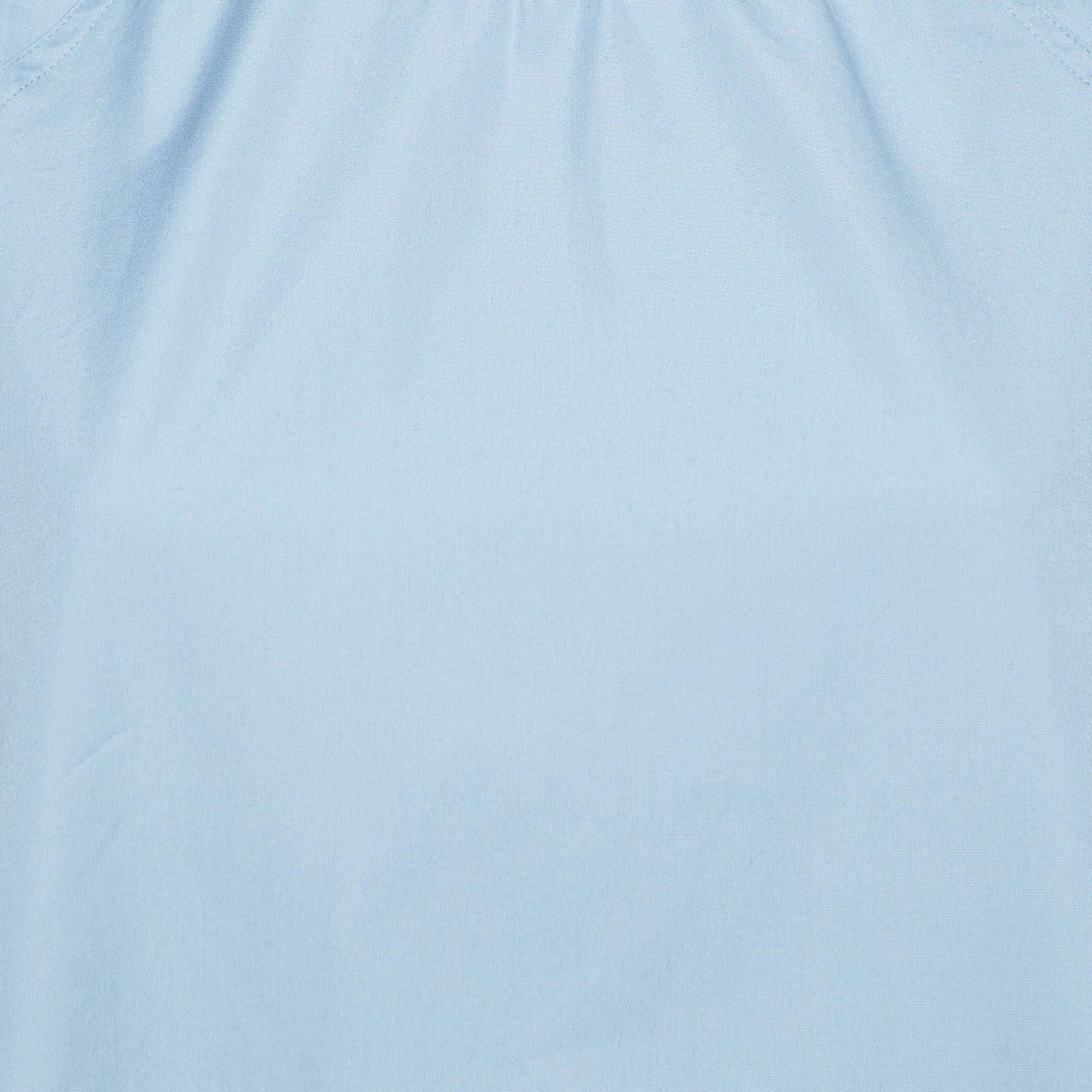 Blue Side Stripe Poplin Long Sleeve Top