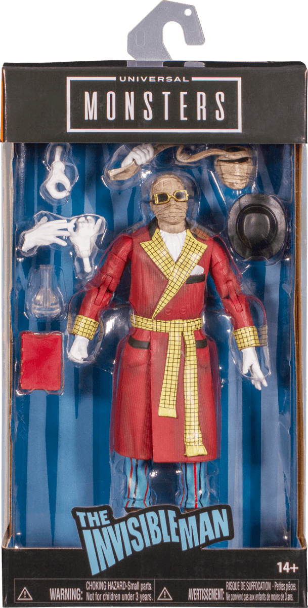 Jada Toys Universal Monsters - Invisible Man Deluxe 6" Action Figure