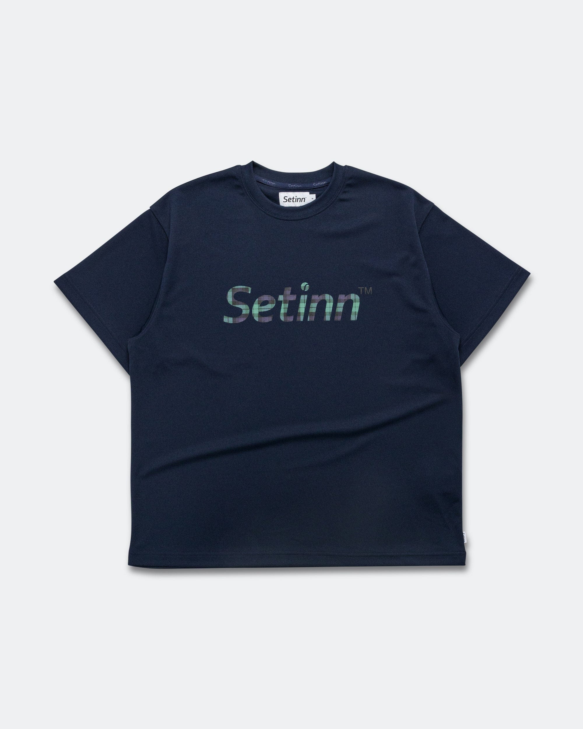 Setinn Script Practice T - Shirt - Navy/Blackwatch