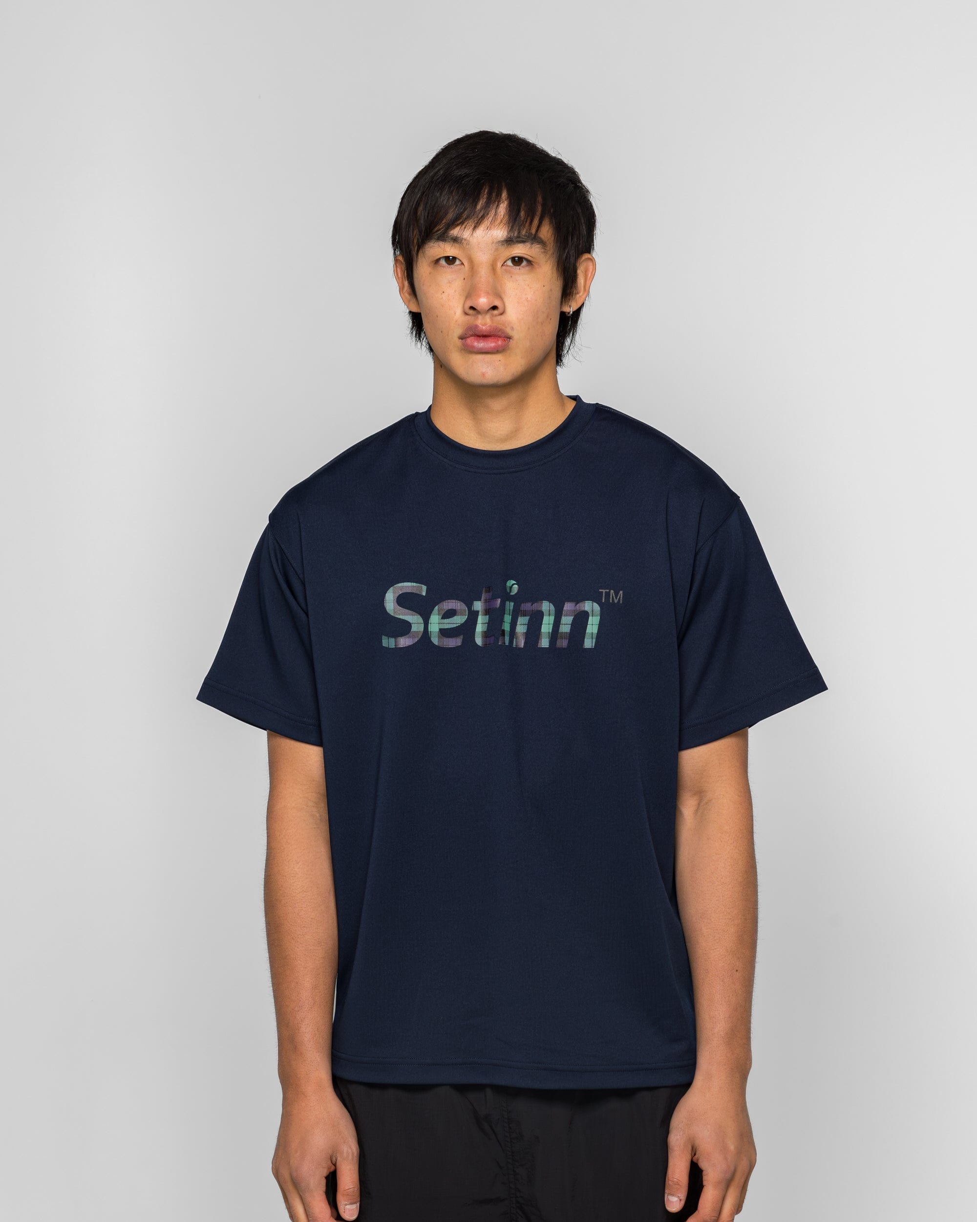Setinn Script Practice T - Shirt - Navy/Blackwatch