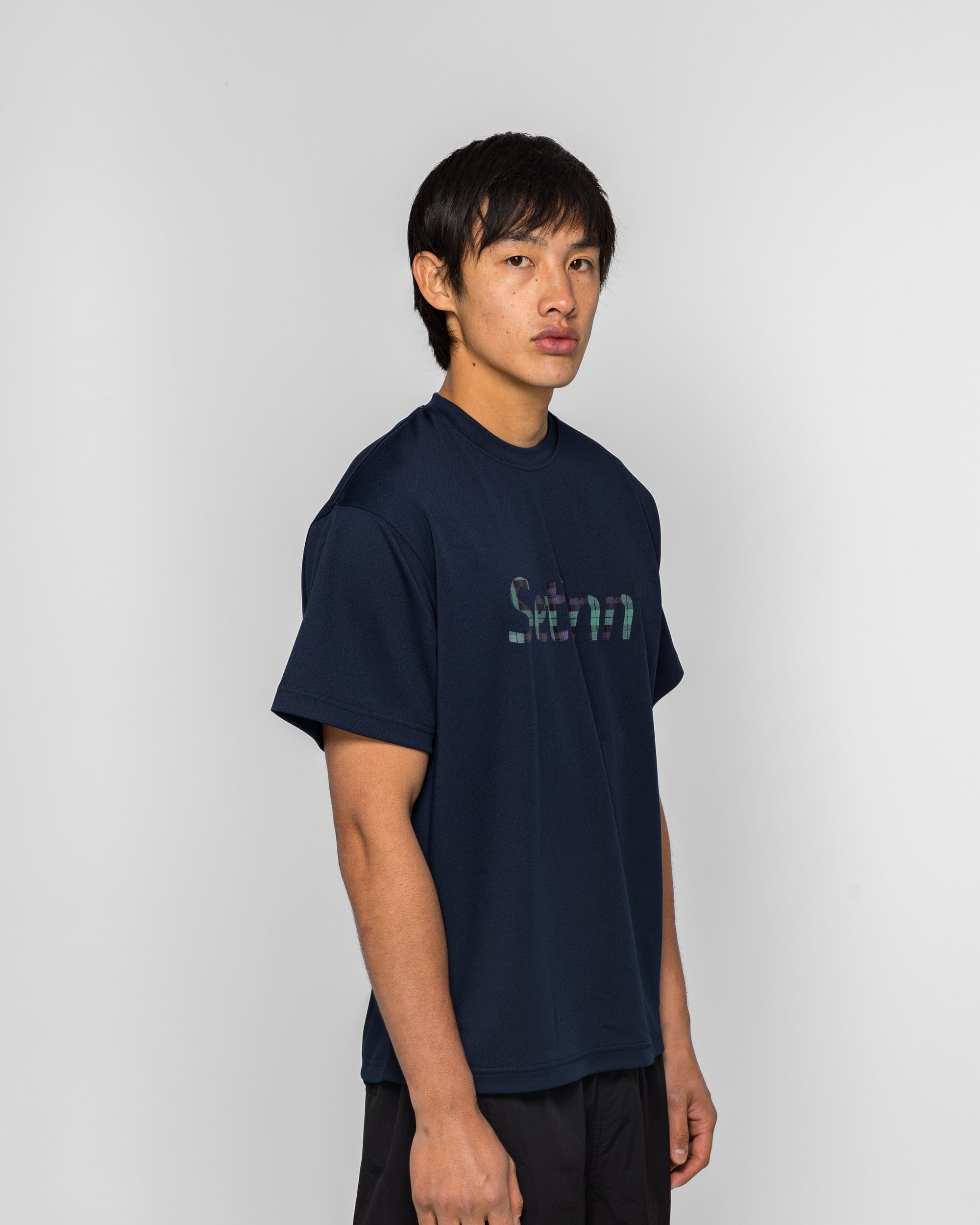 Setinn Script Practice T - Shirt - Navy/Blackwatch