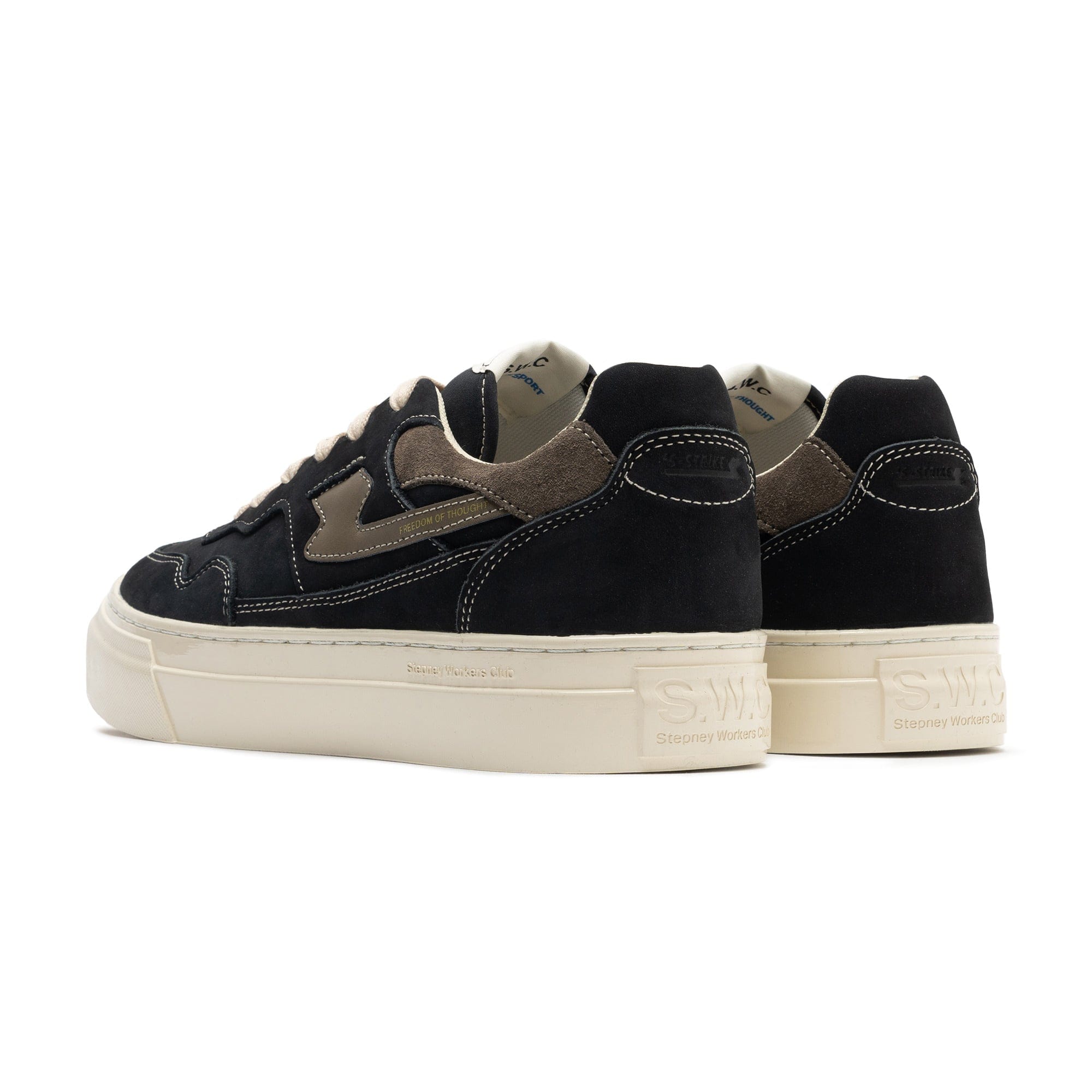 Stepney Workers Club SWC Pearl S - Strike Nubuck Off Black YA09539