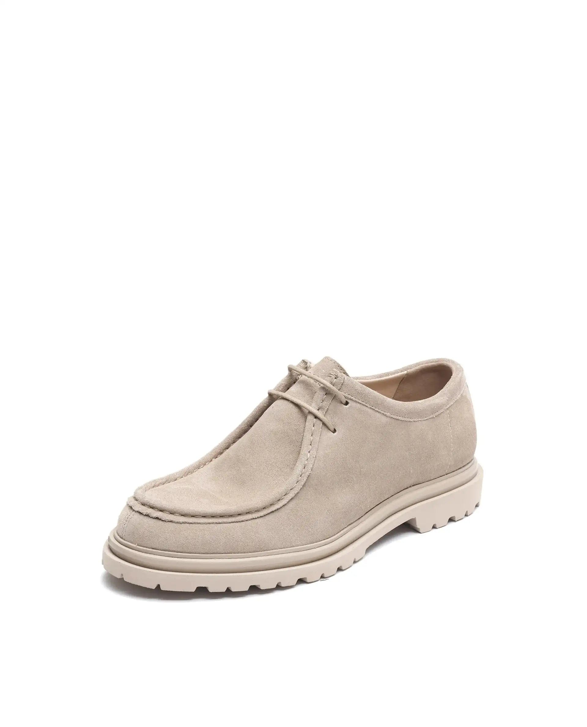 RAREZ Rare Rabbit Men Seoul Light Beige Lace - Up Shoes