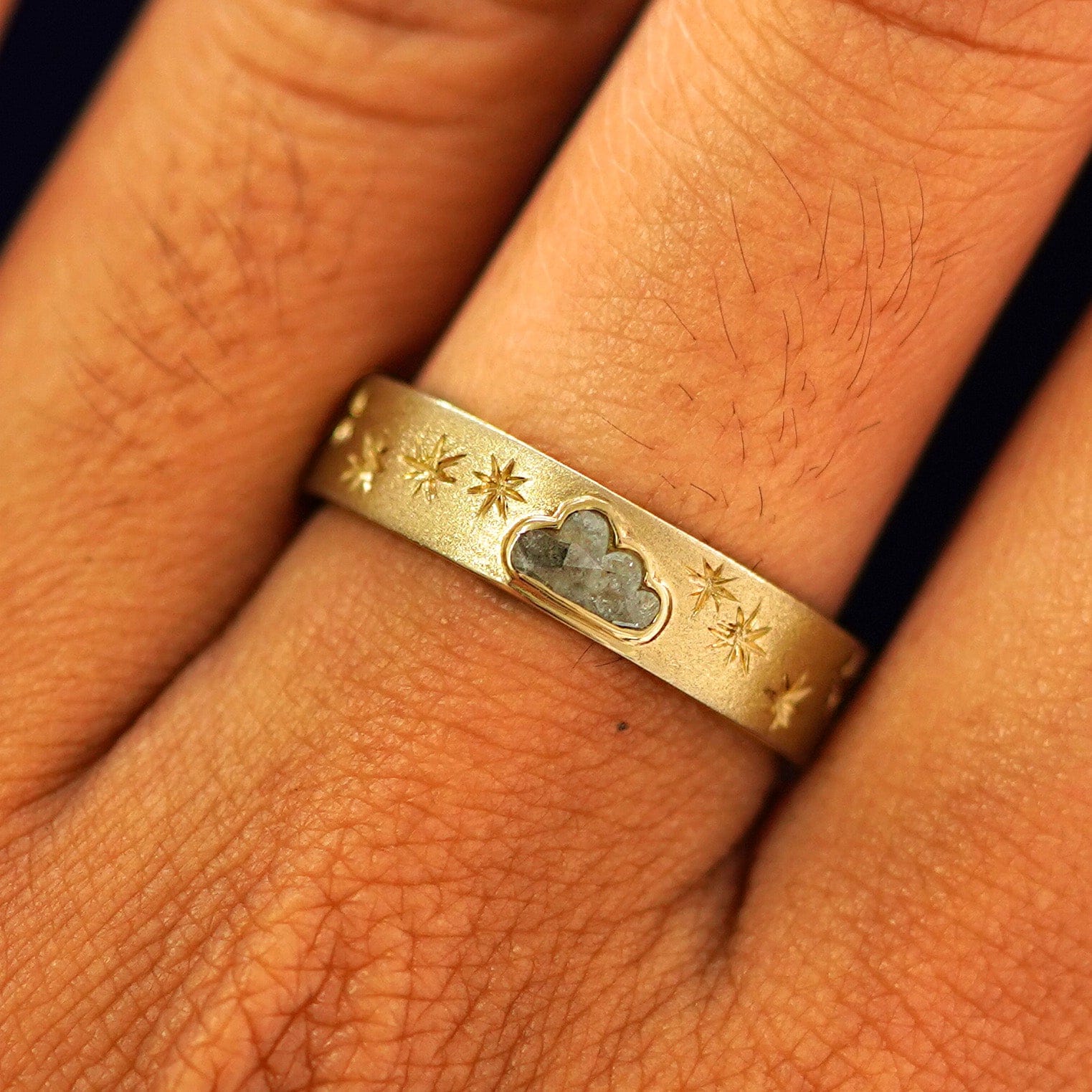 Automic Gold Studio Cloud Diamond Band