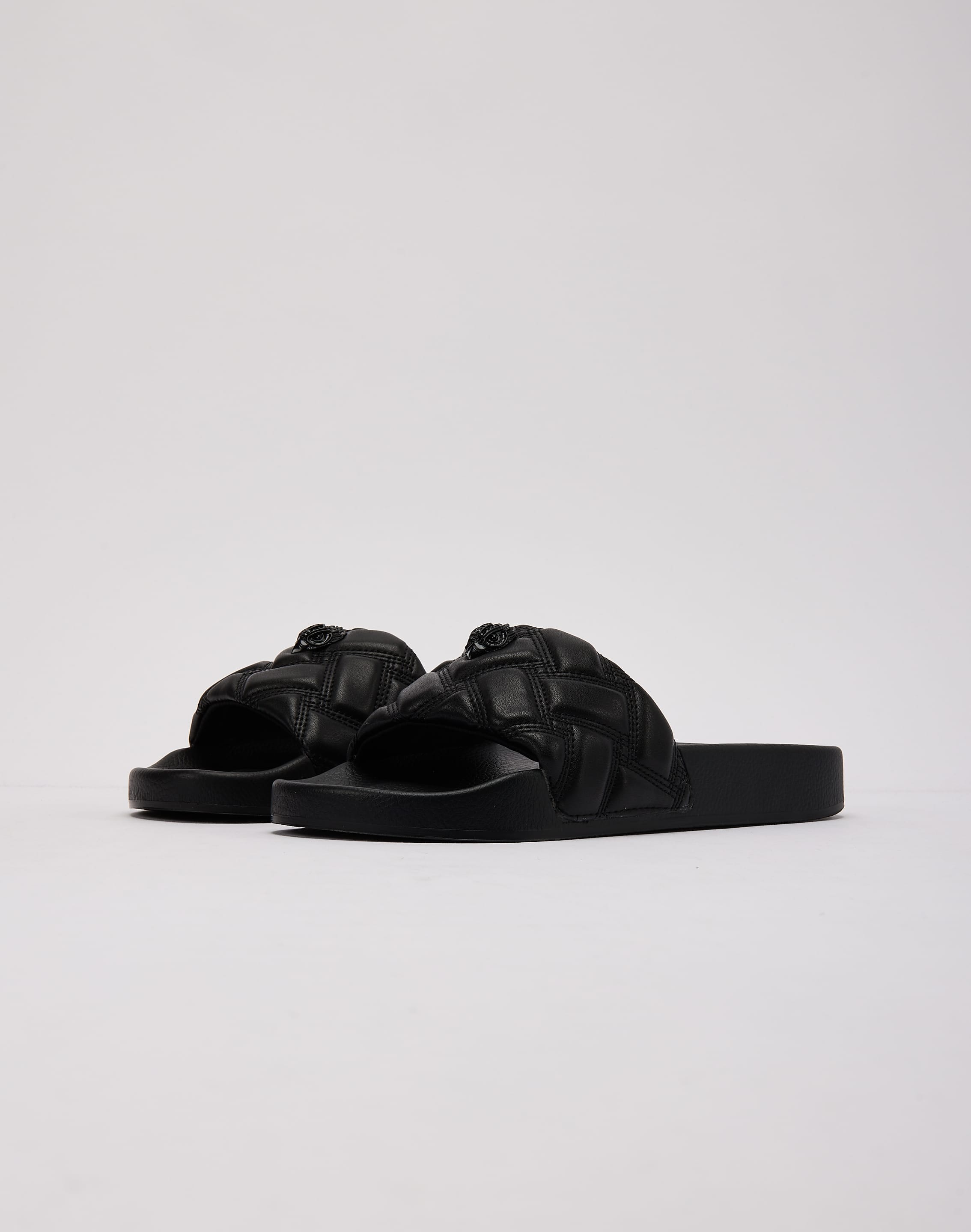 Kurt Geiger Meena Eagle Quilted Slides