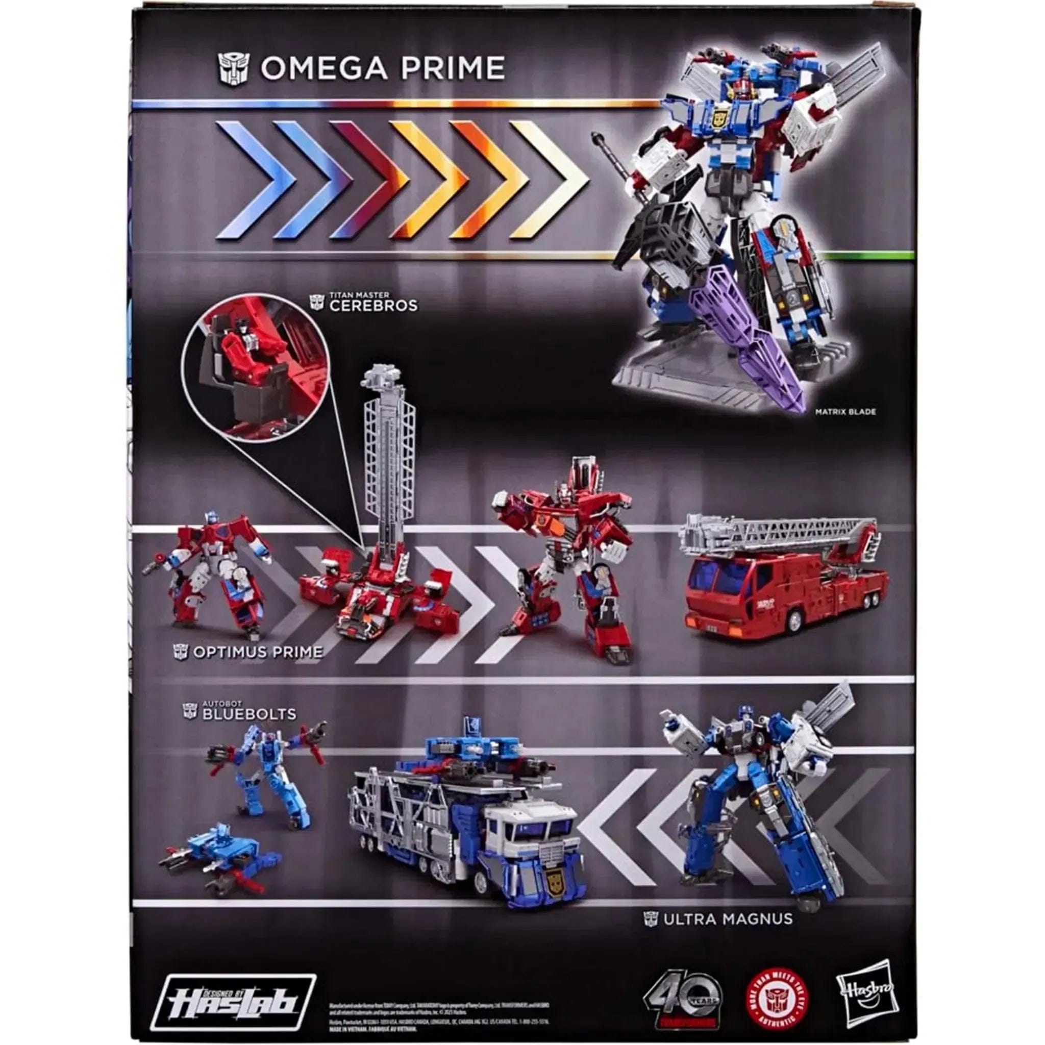 Hasbro Transformers: Legacy Robots in Disguise 2001 - Omega Prime Action Figure (15") - Haslab Exclusive