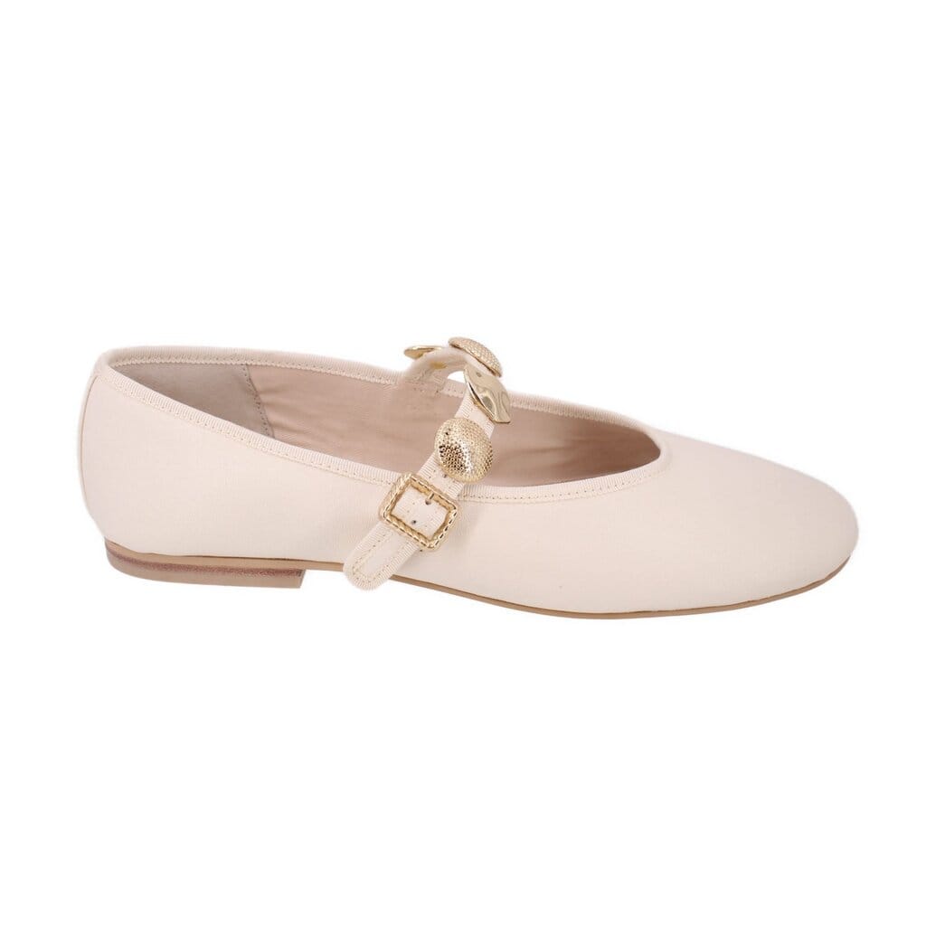 DOLCE VITA LEATHER FLATS CREAM 9 US