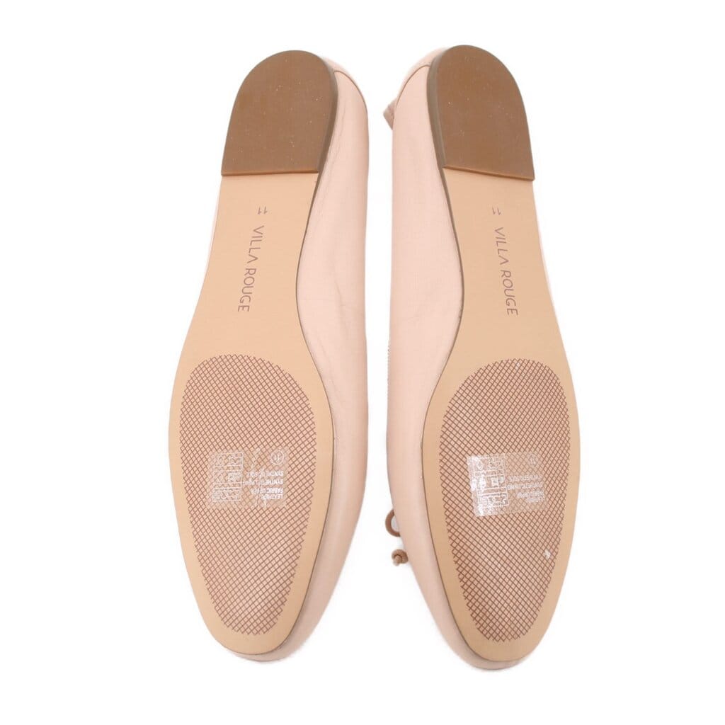 VILLA ROUGE FORREST BALLET FLATS NUDE 11 US