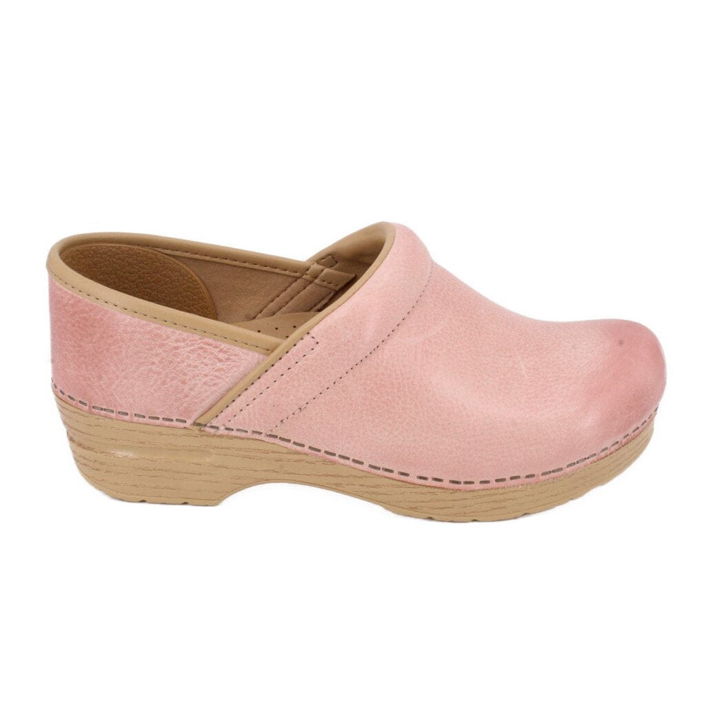 Dansko LEATHER MULES PINK 8.5 US
