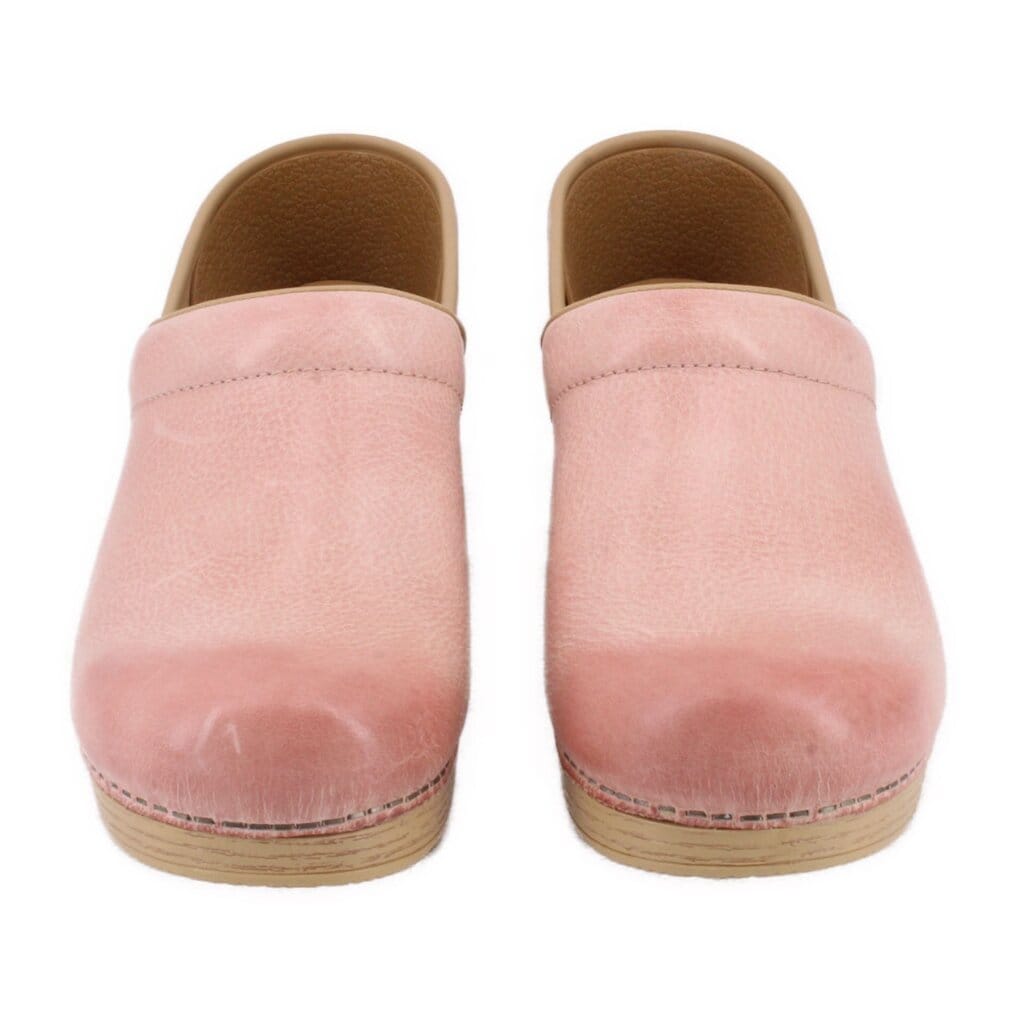 Dansko LEATHER MULES PINK 8.5 US