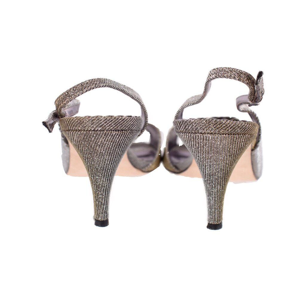 J RENEE SPARKLE HEELS SILVER 11 US