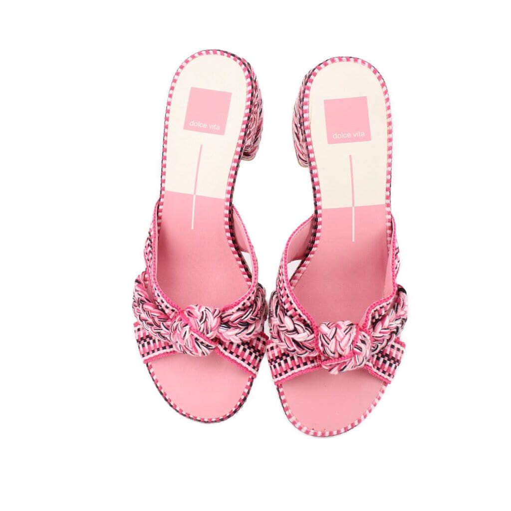 DOLCE VITA ROPE SANDALS PINK 8.5 US