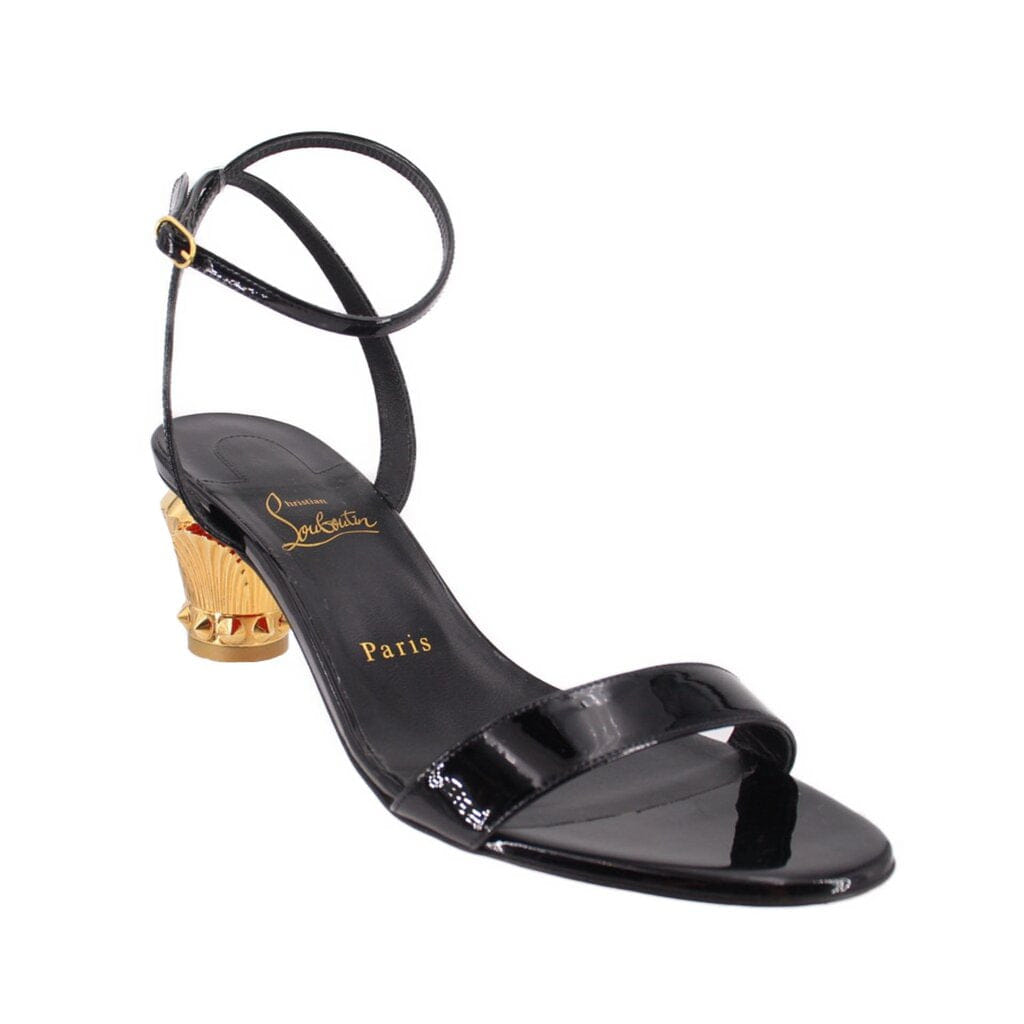 Louboutin LIPSITA QUEEN 55 HEELS BLACK 40 EU | 9 US