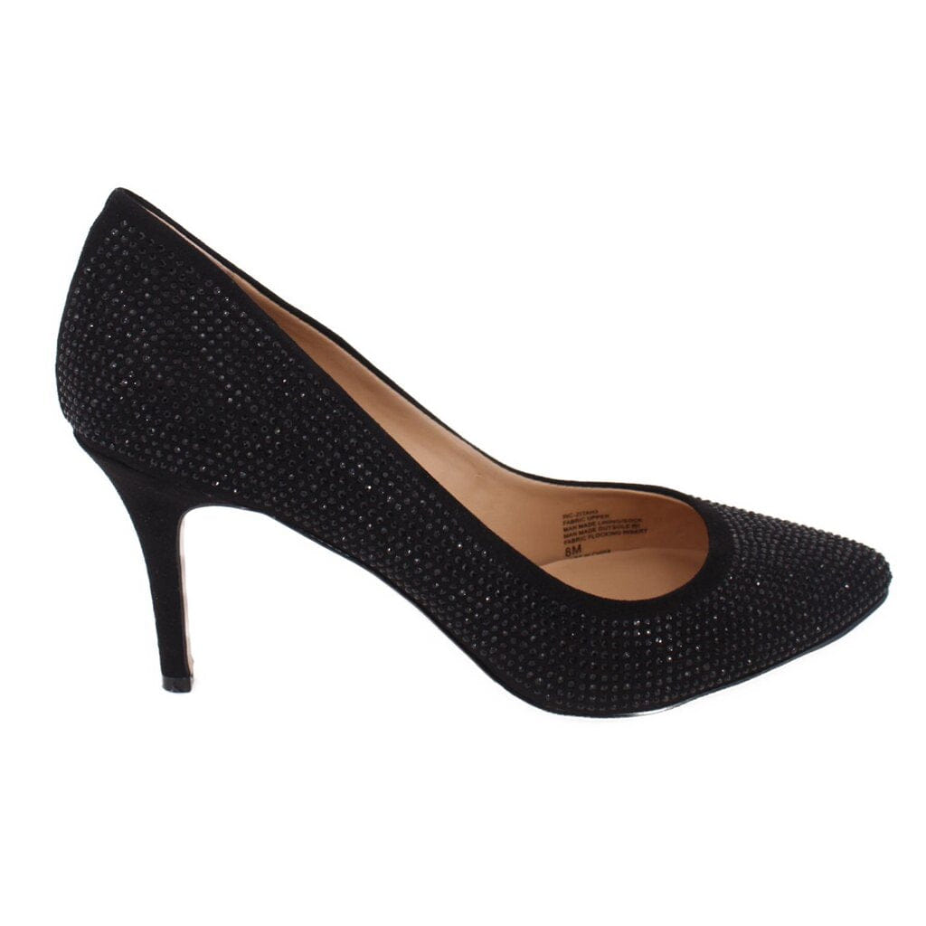 INC SPARKLE HEELS BLACK 8 US