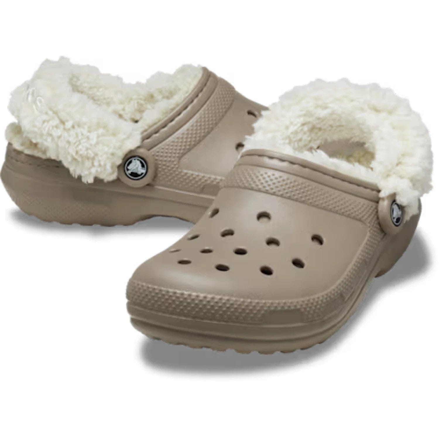 Classic Crocs Classic 211396 - 195 Clog Unisex US Mushroom Fleece Lined Shoes KFC845