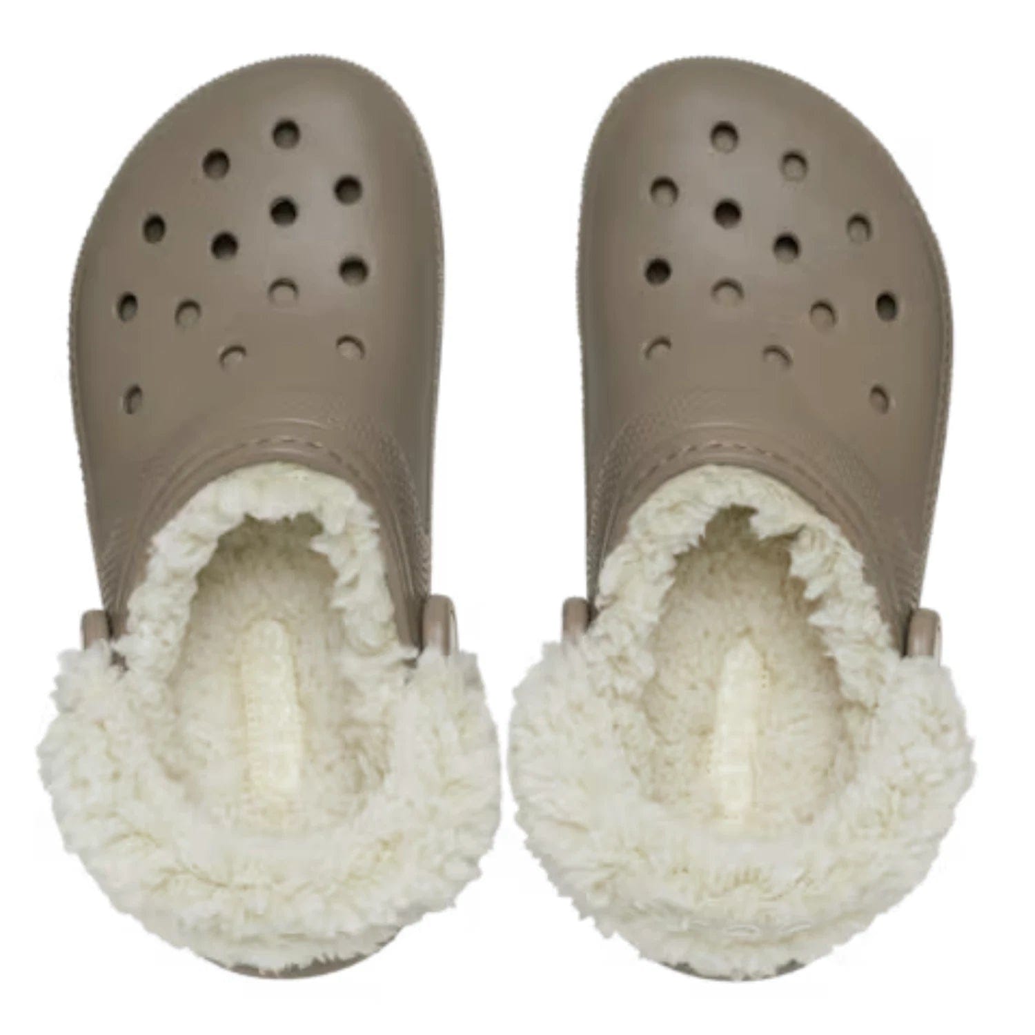 Classic Crocs Classic 211396 - 195 Clog Unisex US Mushroom Fleece Lined Shoes KFC845